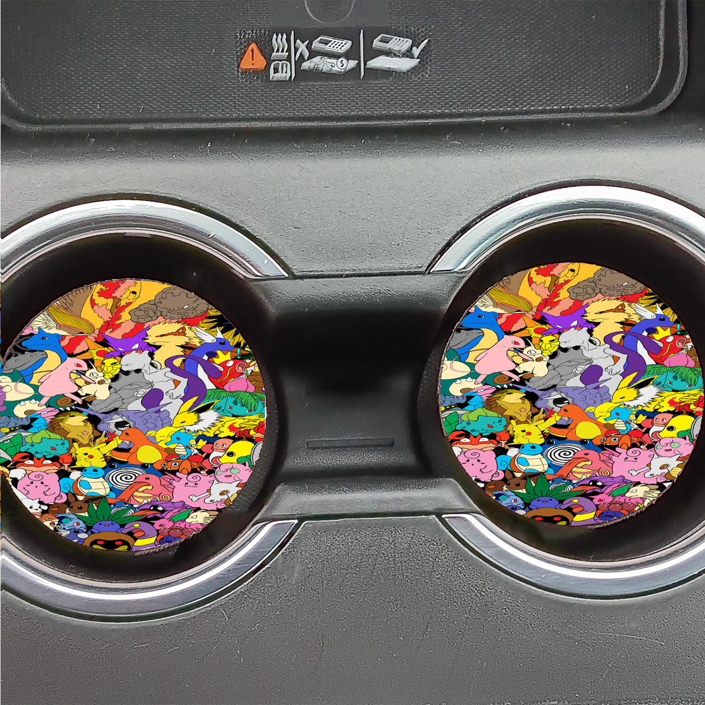 Pokemon All Character Car Coasters