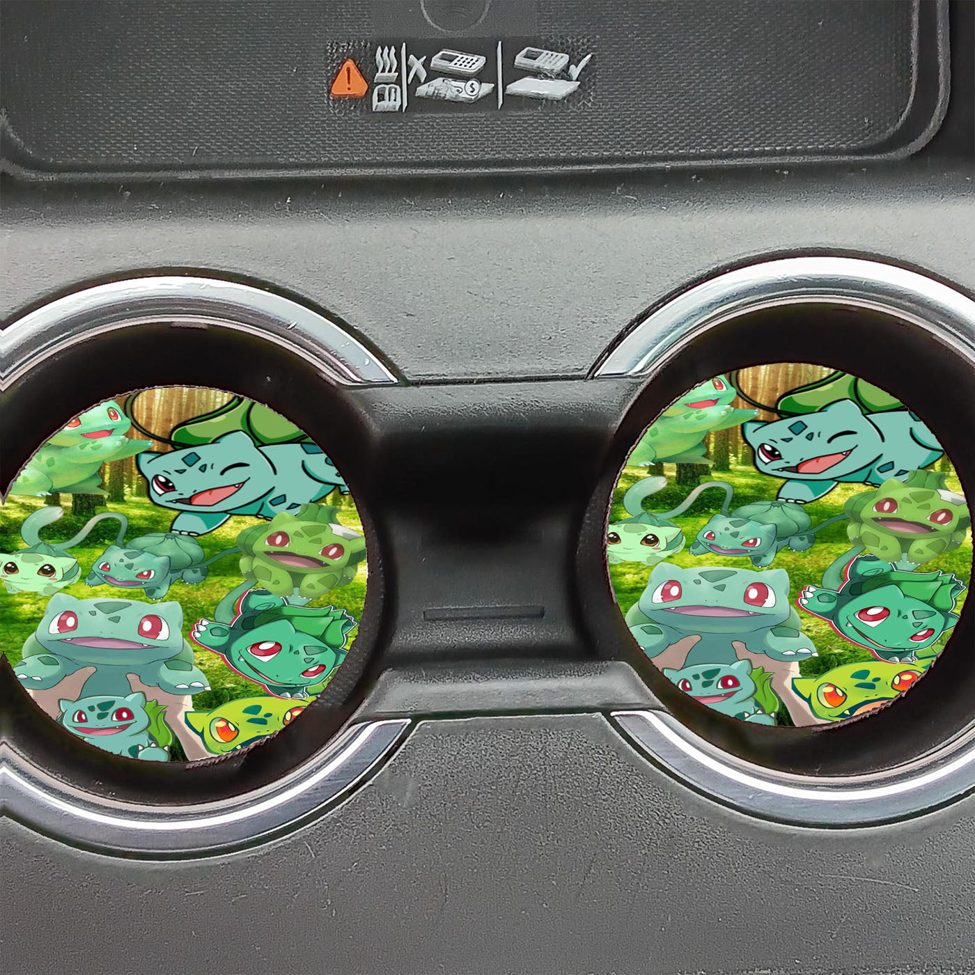 Pokemon Bulbasaur Collages Car Coasters