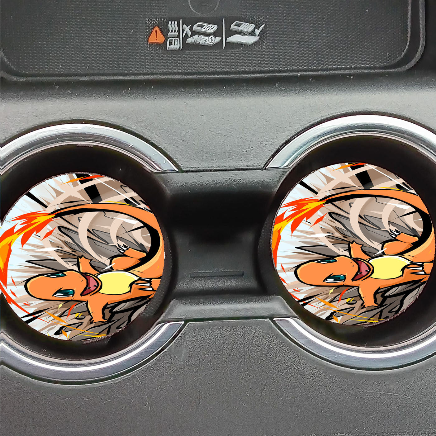 Pokemon Charmander Attacks Car Coasters