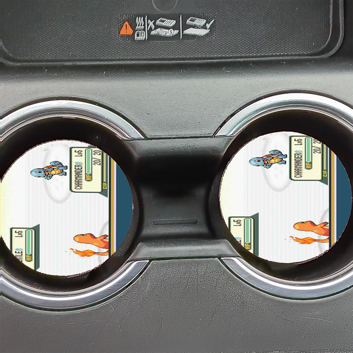 Pokemon Charmander Squirtle Battle Car Coasters
