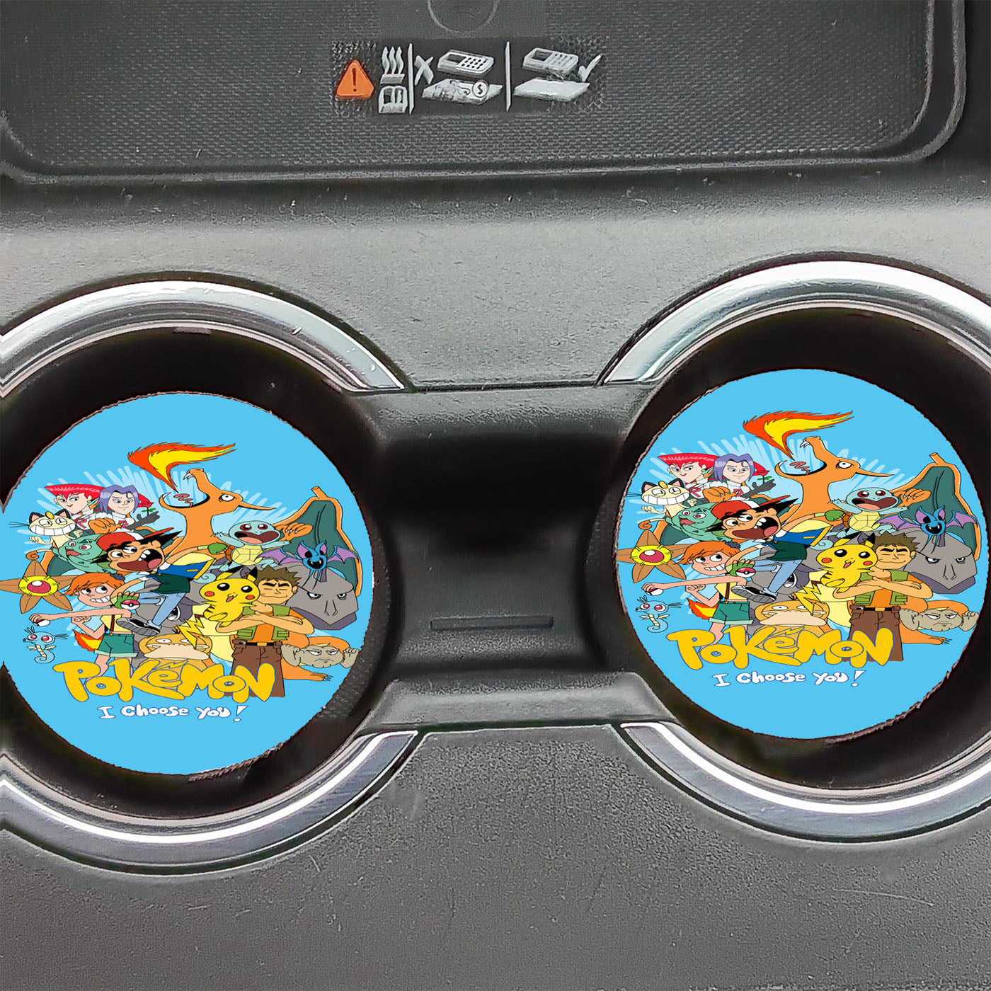 Pokemon Choos Car Coasters