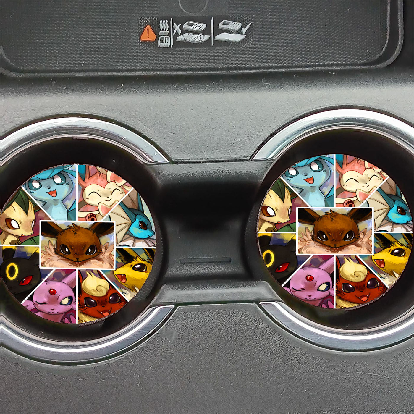 Pokemon Collage Car Coasters