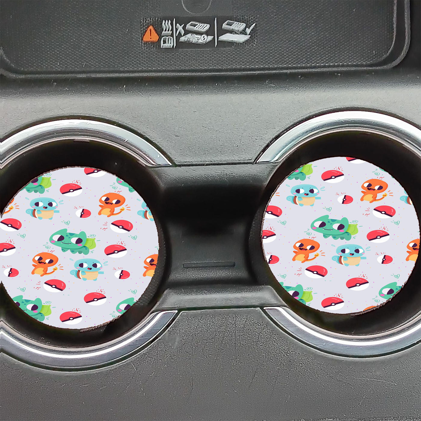Pokemon Cute Wallpaper Car Coasters