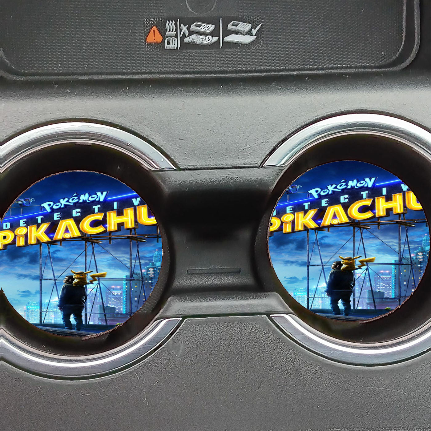 Pokemon Detective Pikachu City  Car Coasters