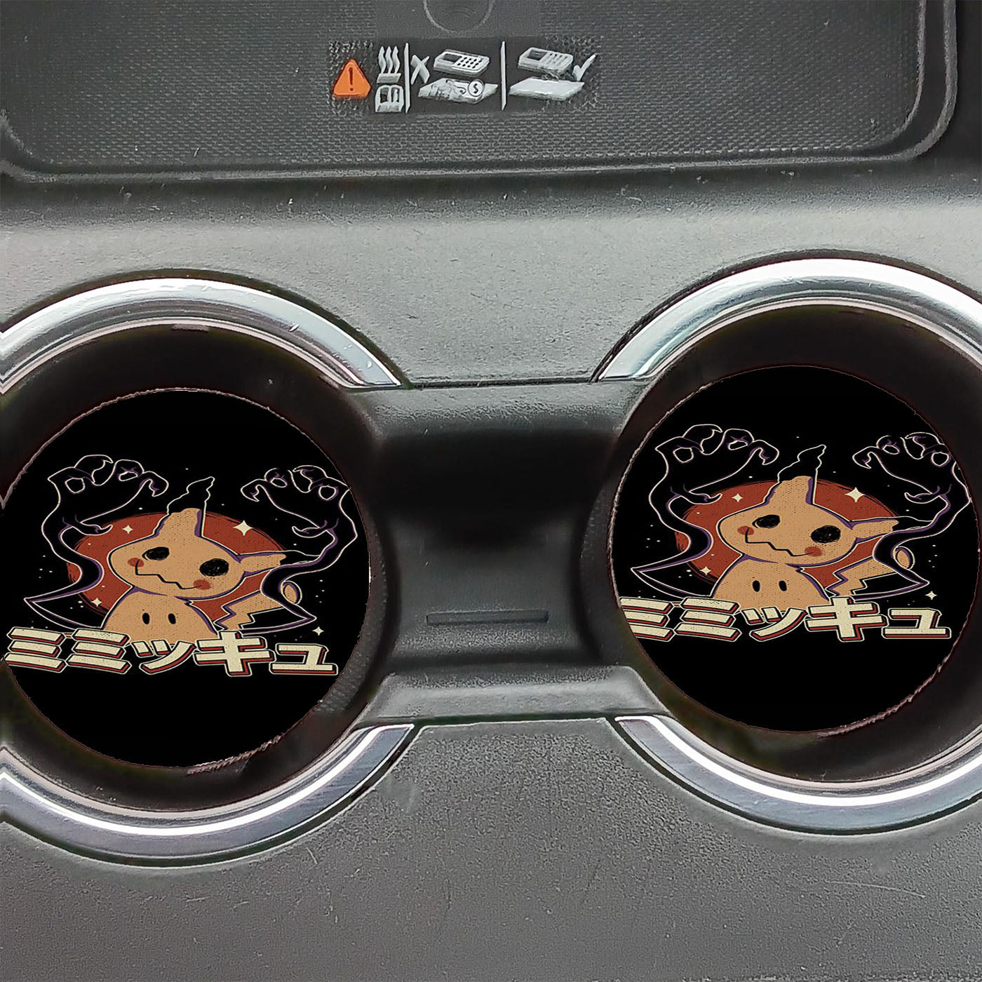 Pokemon Doll Japanese Horror Series Car Coasters