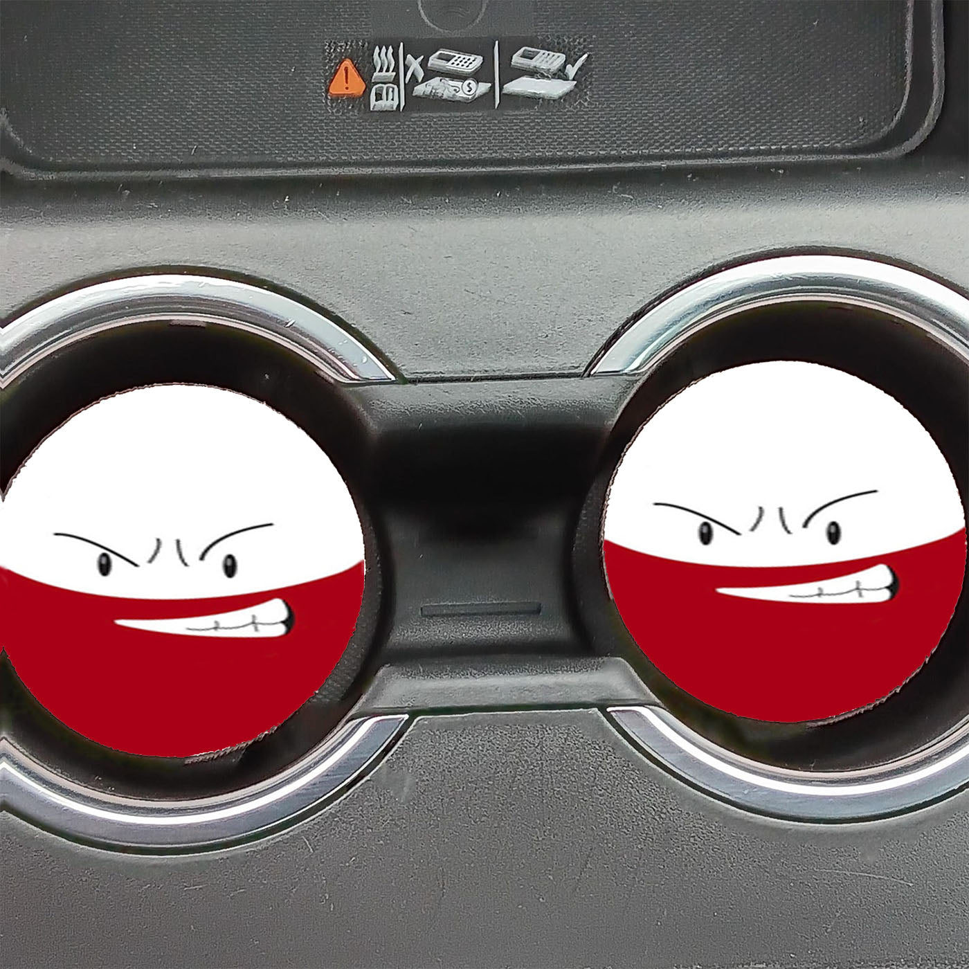 Pokemon Electrode Voltorb Car Coasters