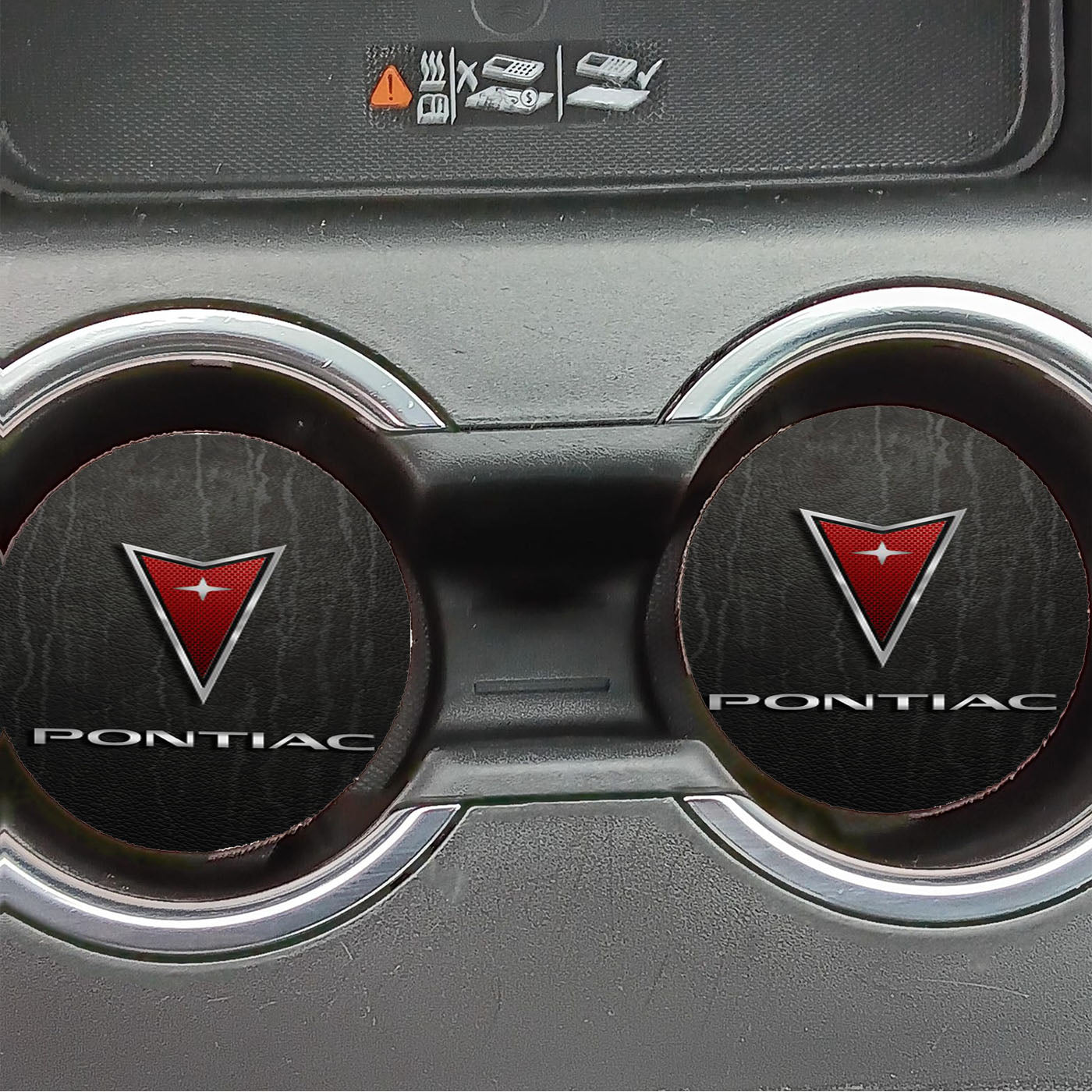 Pontiac Car Logo Car Coasters