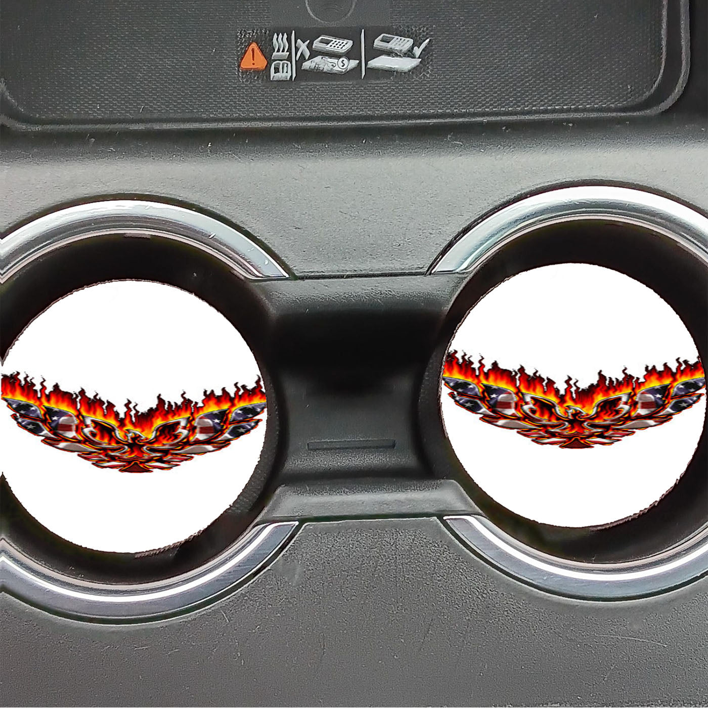 Pontiac Firebird Gold Car Coasters
