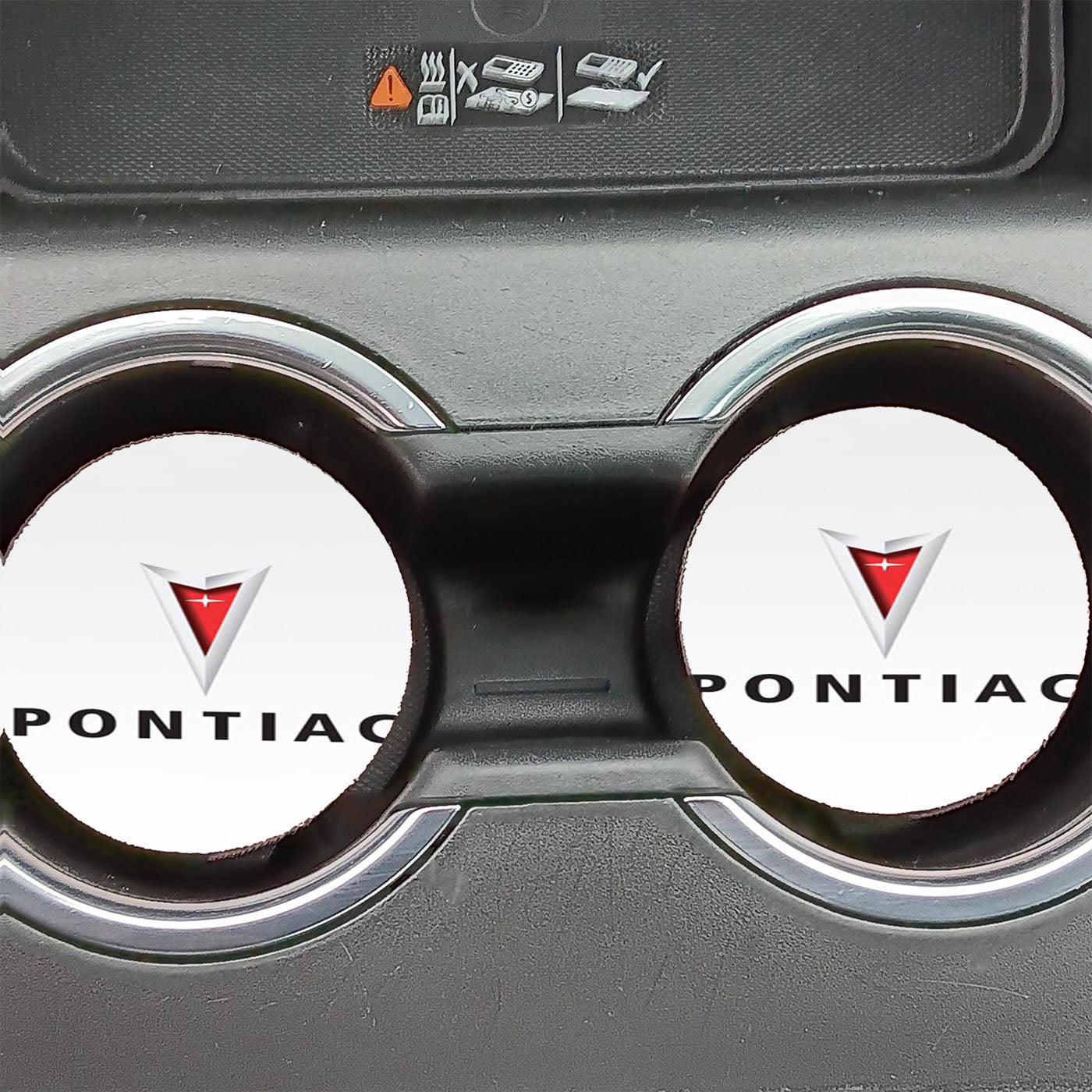 Pontiac Symbol Car Coasters