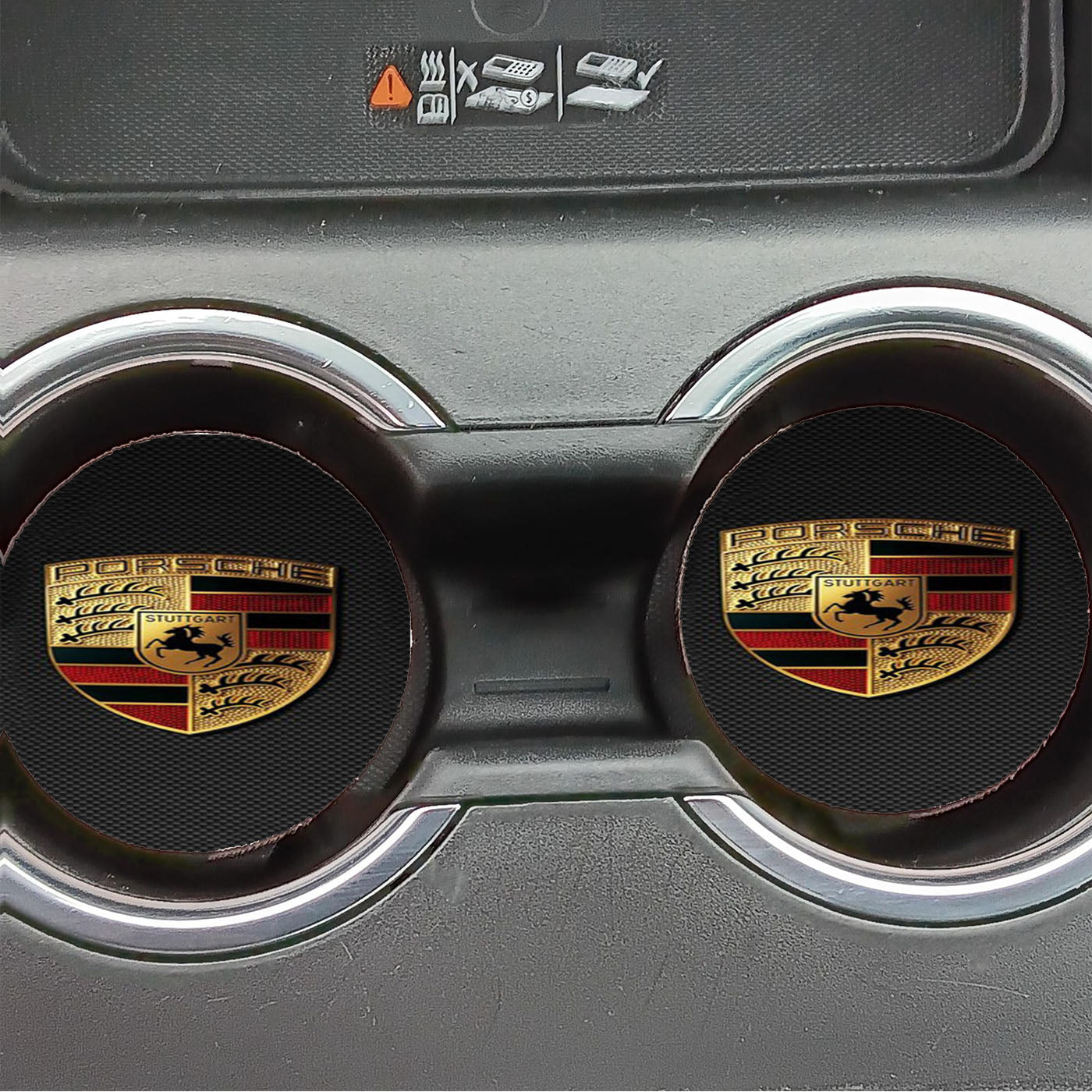 Porsche 911 930 M42 Poster Car Coasters