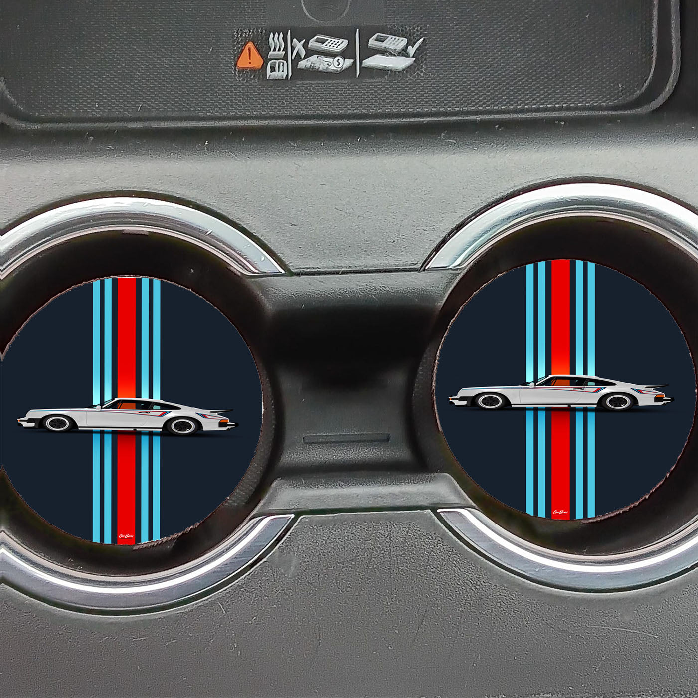 Porsche 911 Carrera S 019 4K Car Coasters