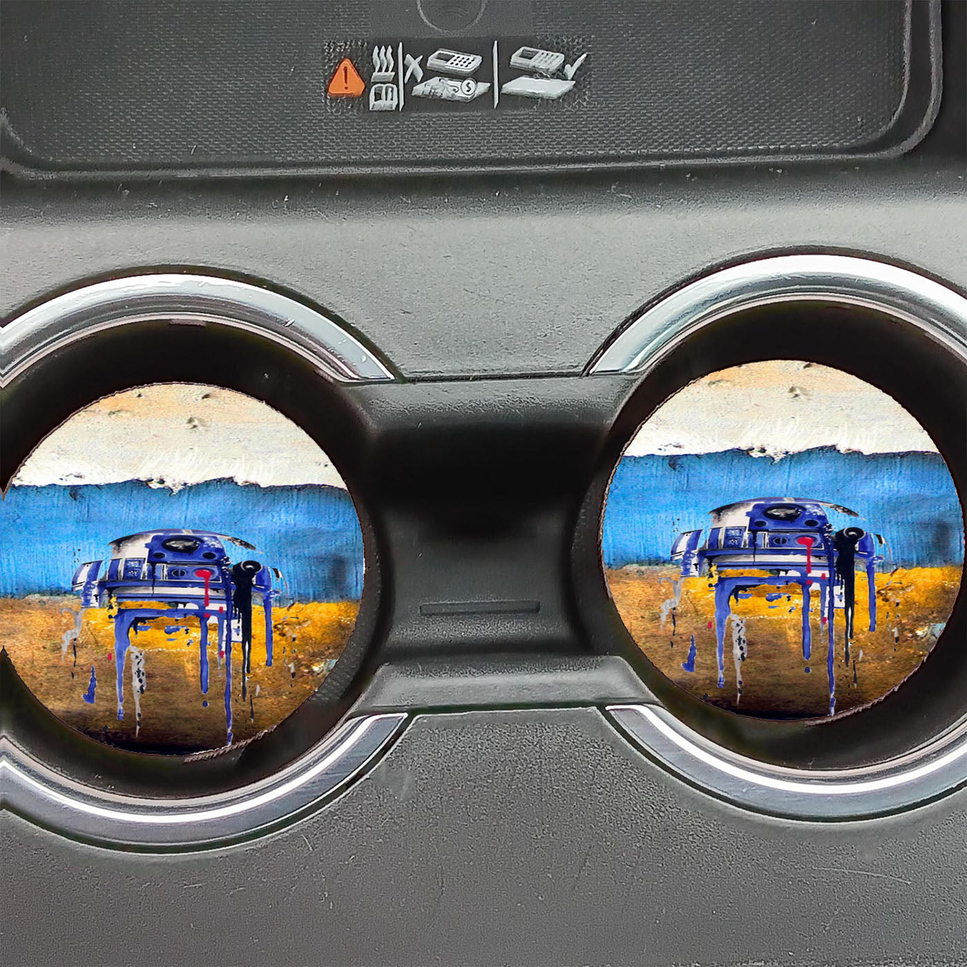 R2D2 B Star Wars Car Coasters