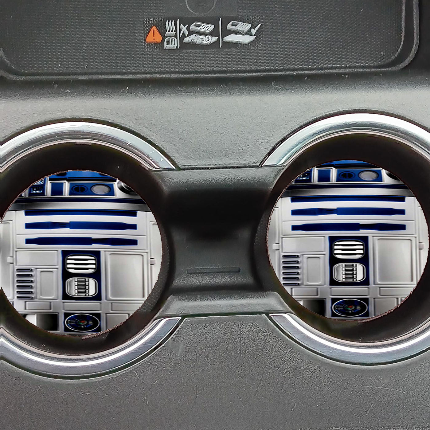 R2D2 Star Wars Bodysuit Car Coasters