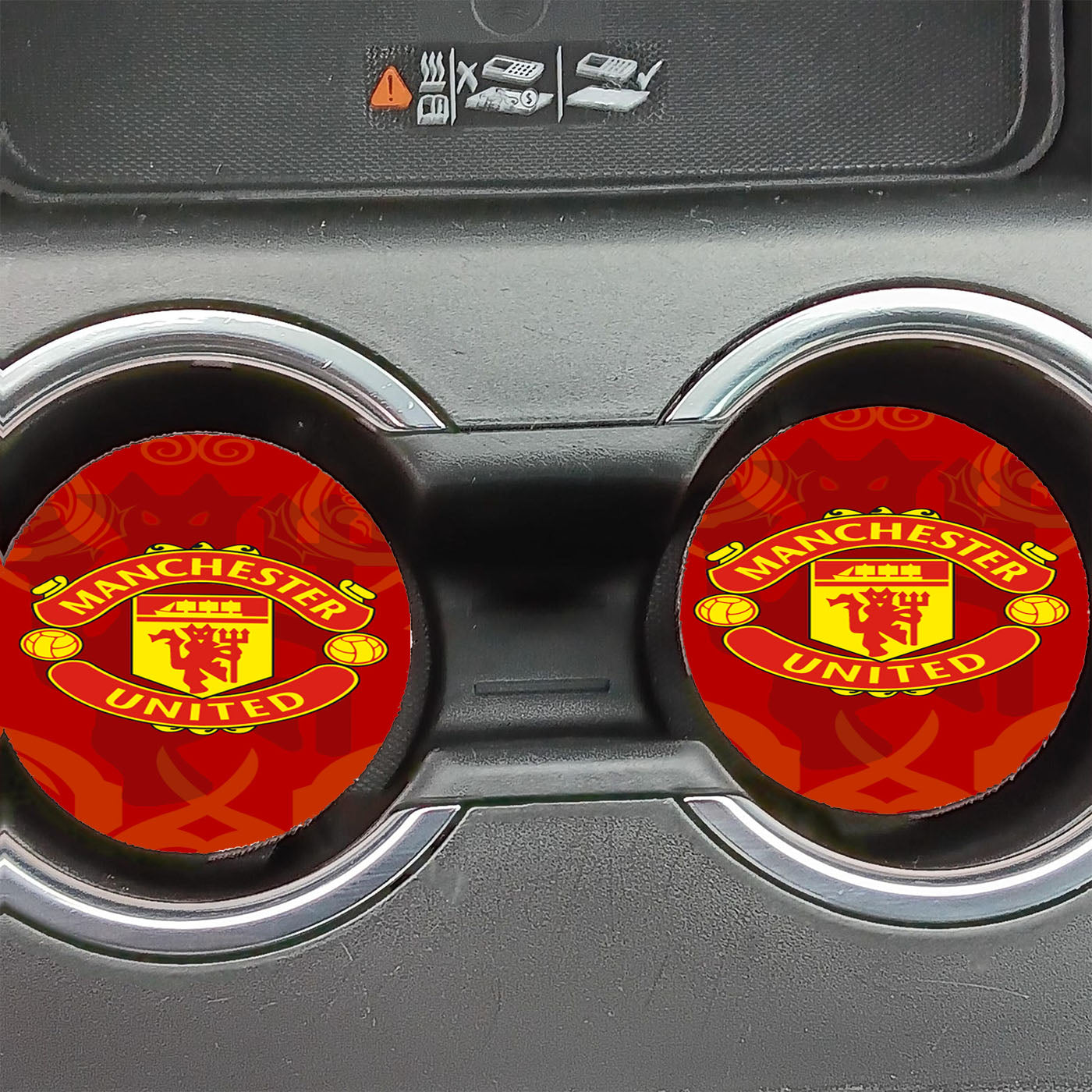 Red Devil Manchester United Car Coasters