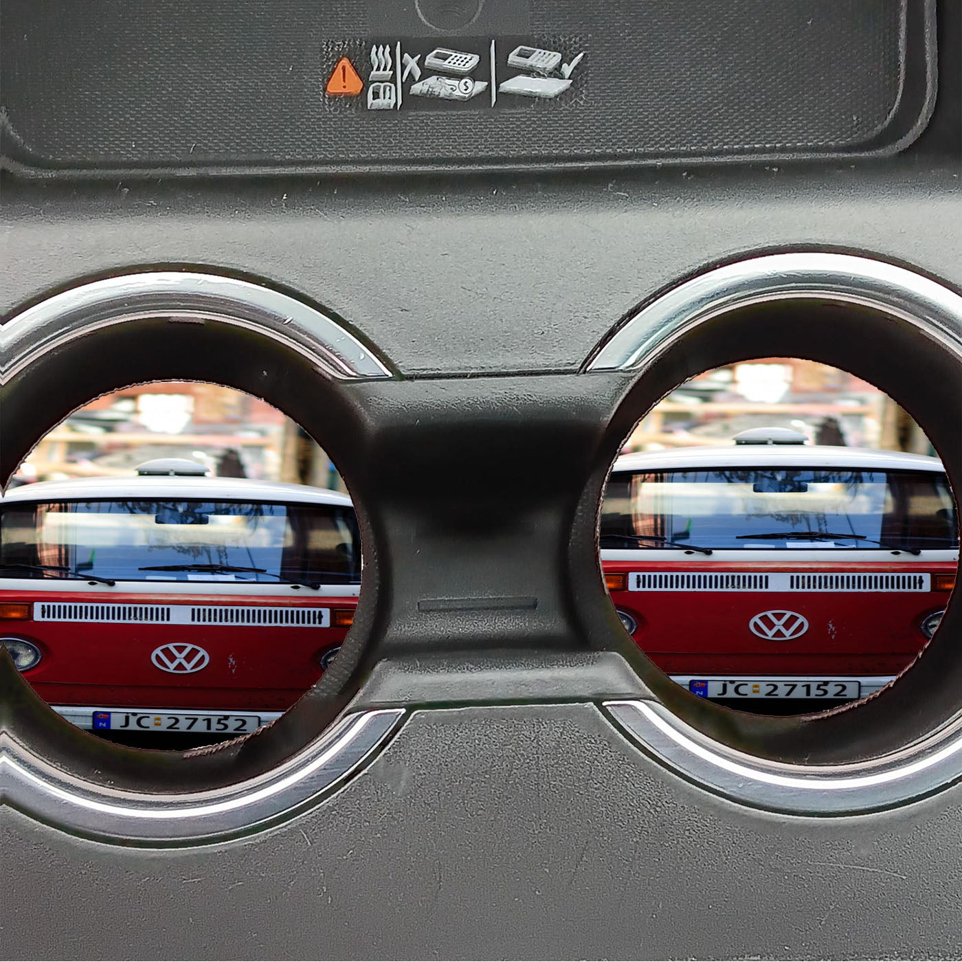 Red Volkswagen Car Coasters