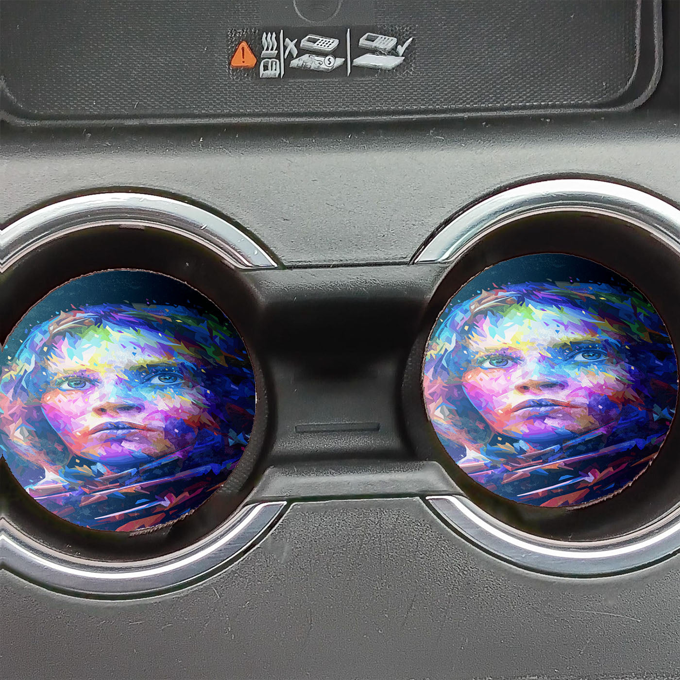 Rey of Star Wars Colorful Car Coasters
