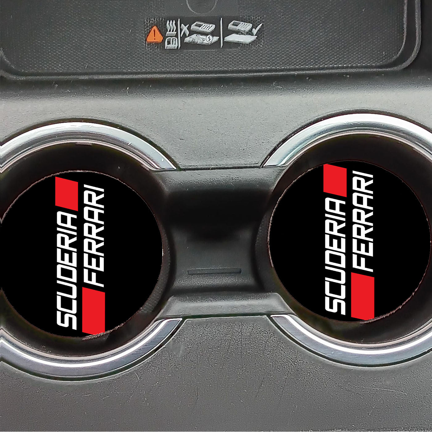 Scuderia Ferrari Logo Car Coasters