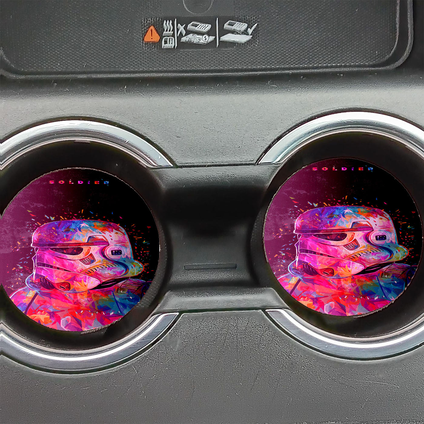 Soldier of Star Wars Colorful Car Coasters