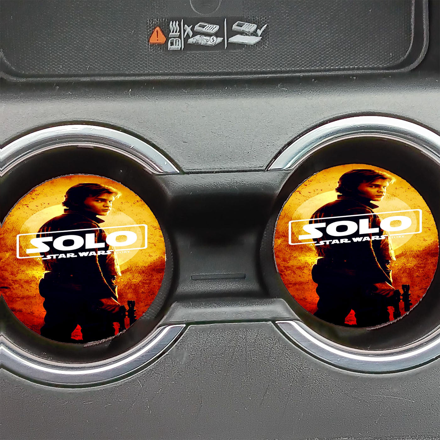 solo a star wars story poster Car Coasters
