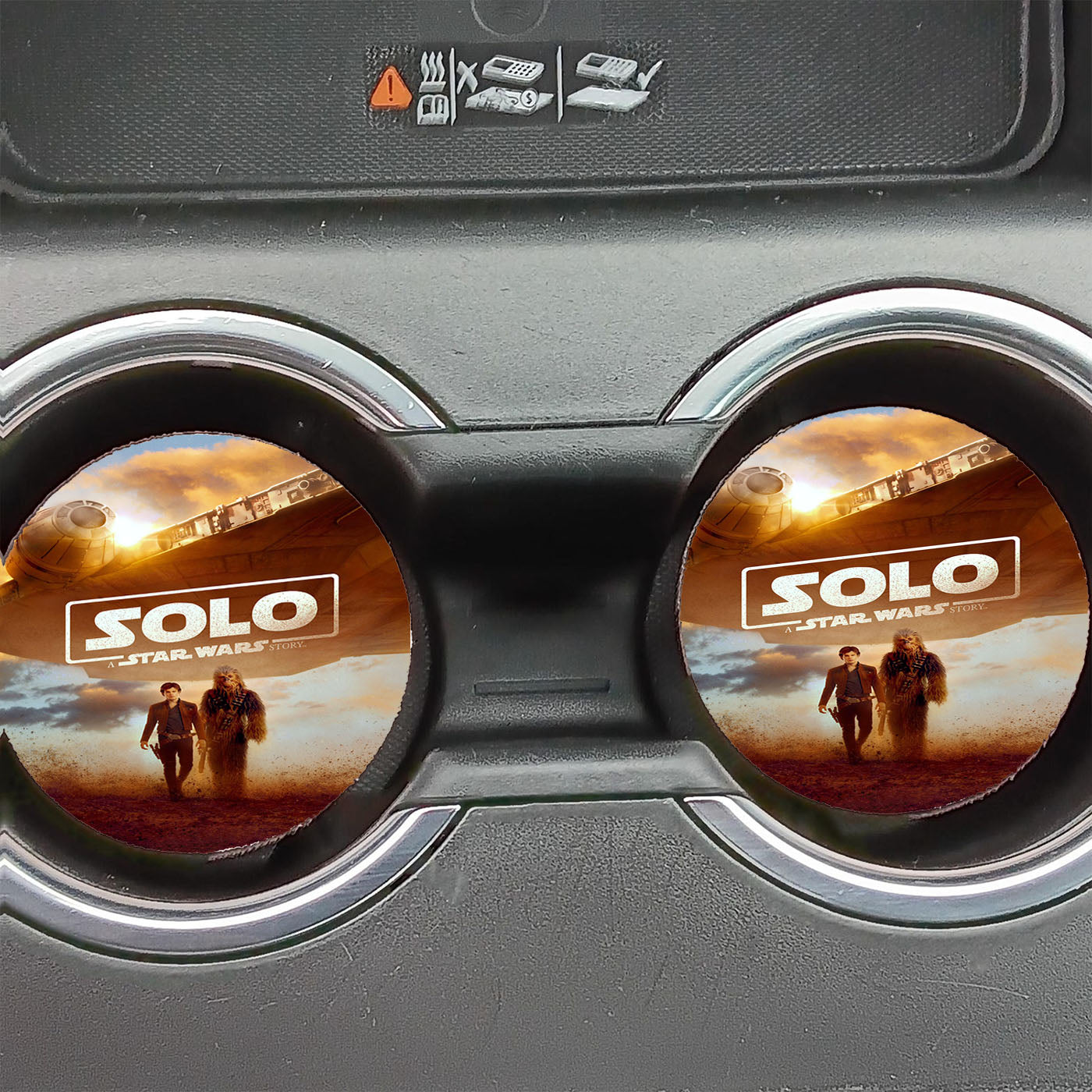 Solo A Star Wars Story yellow Car Coasters