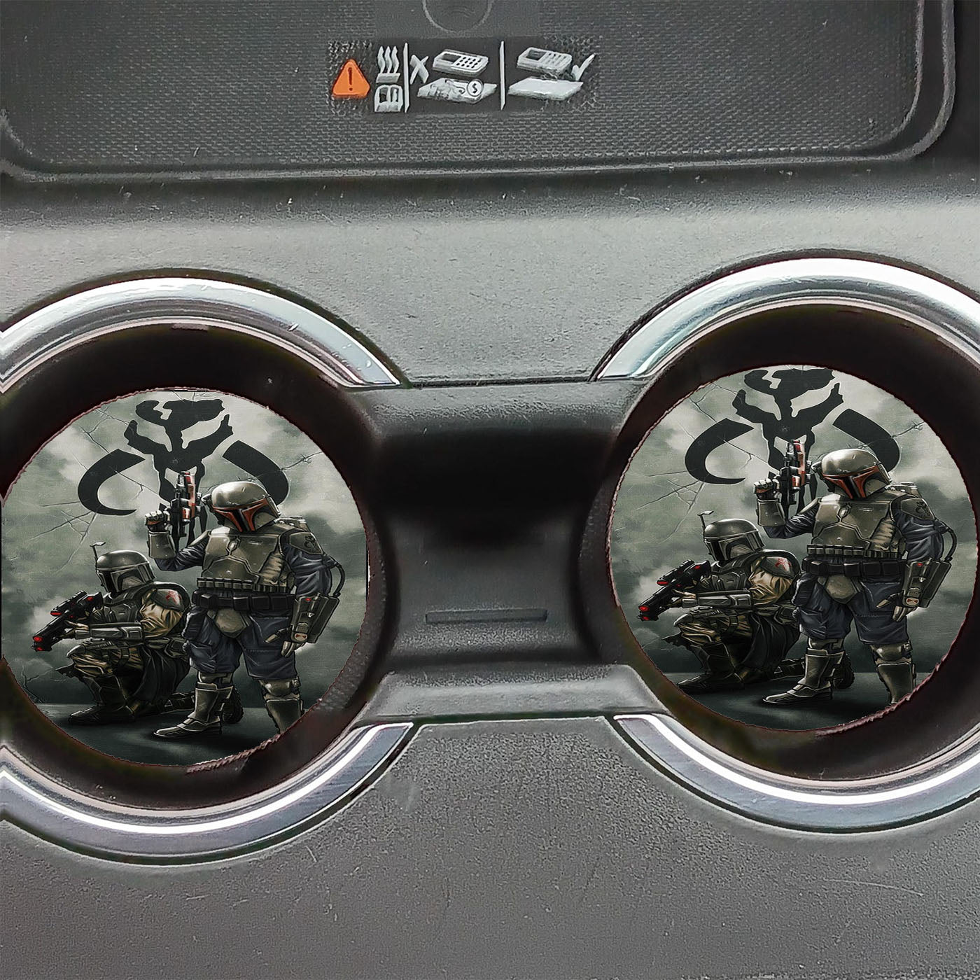 Star Wars Boba Fett Art Car Coasters