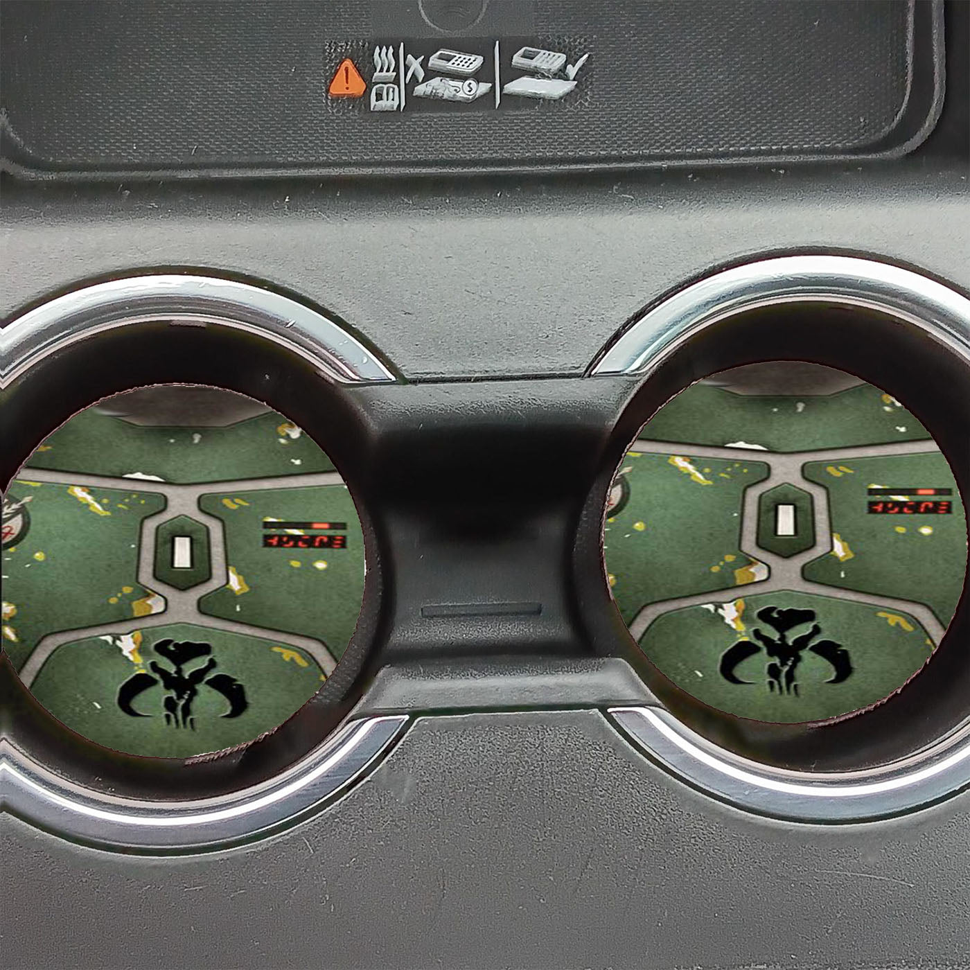 Star Wars Boba Fett Cool Car Coasters