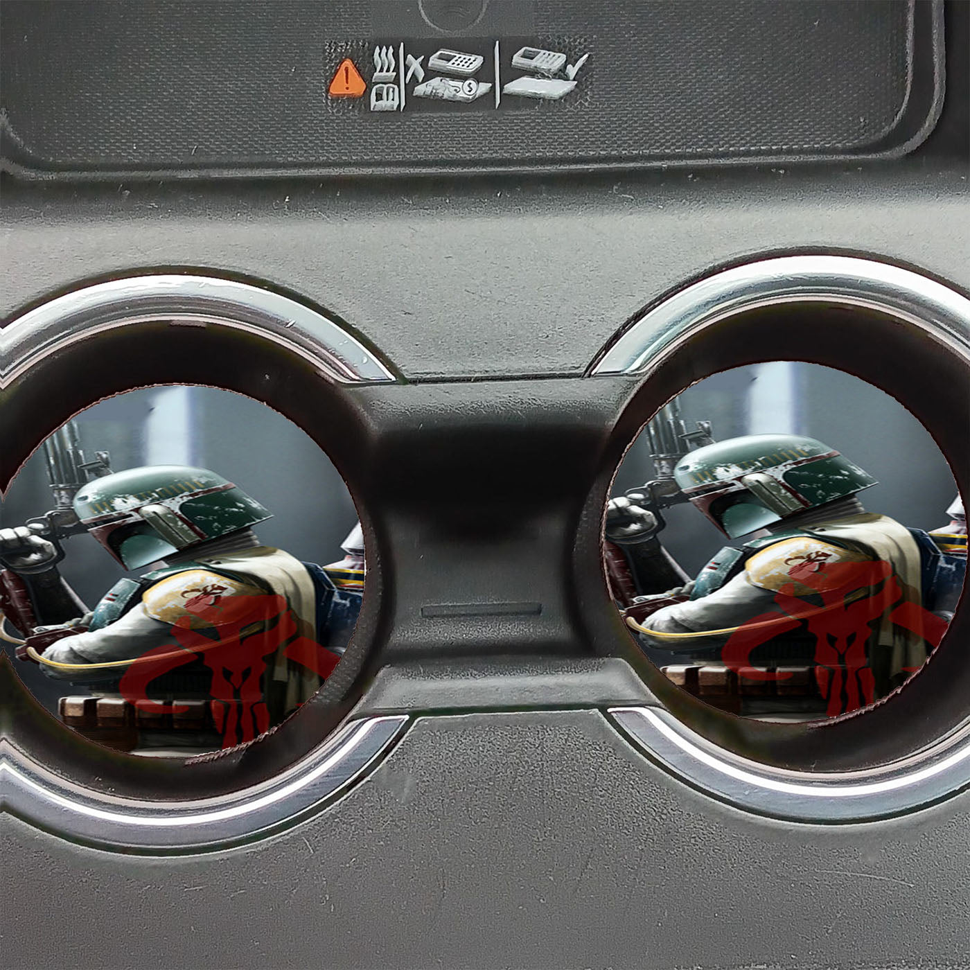 Star Wars Boba Fett Guard Car Coasters