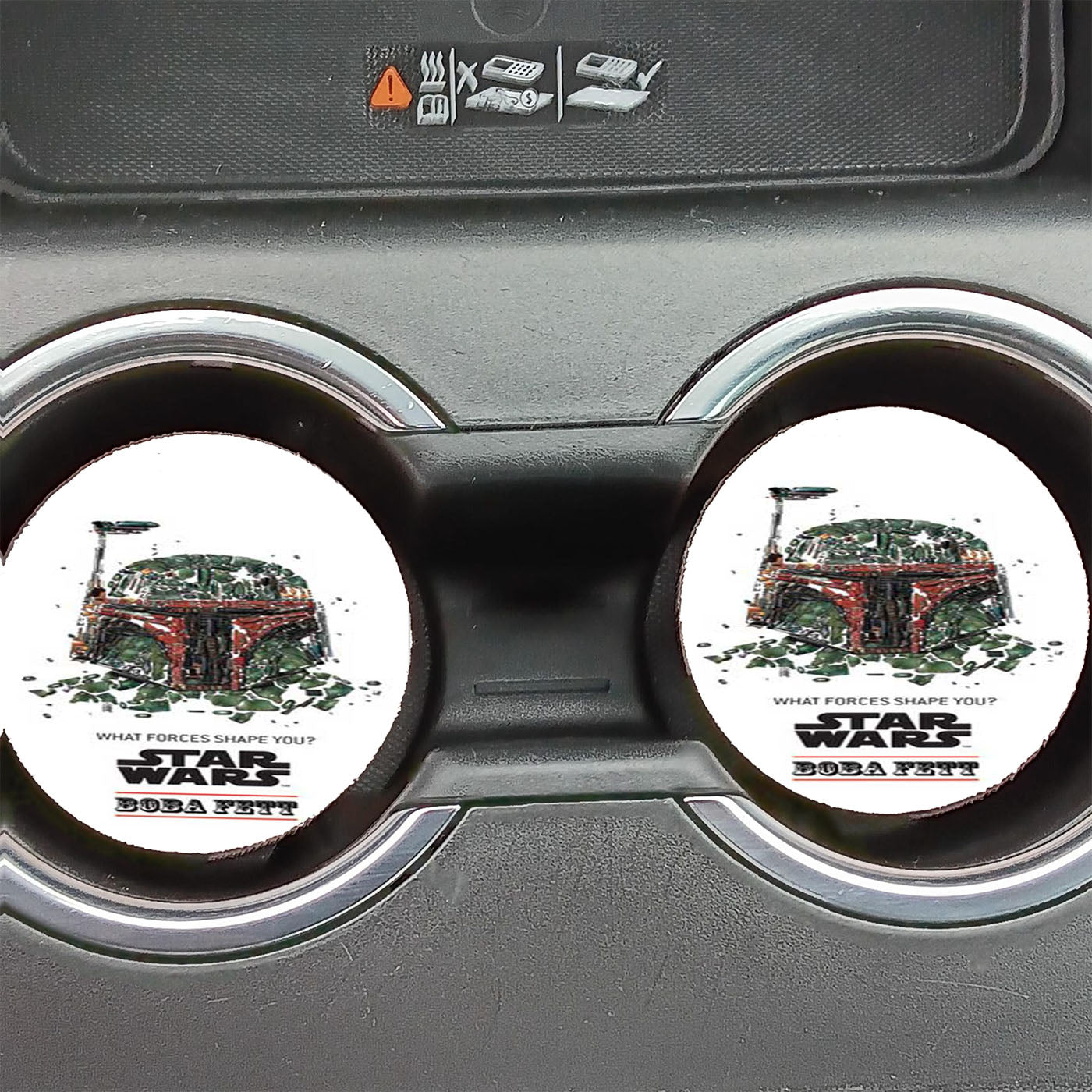 Star Wars Boba Fett Han Solo Car Coasters