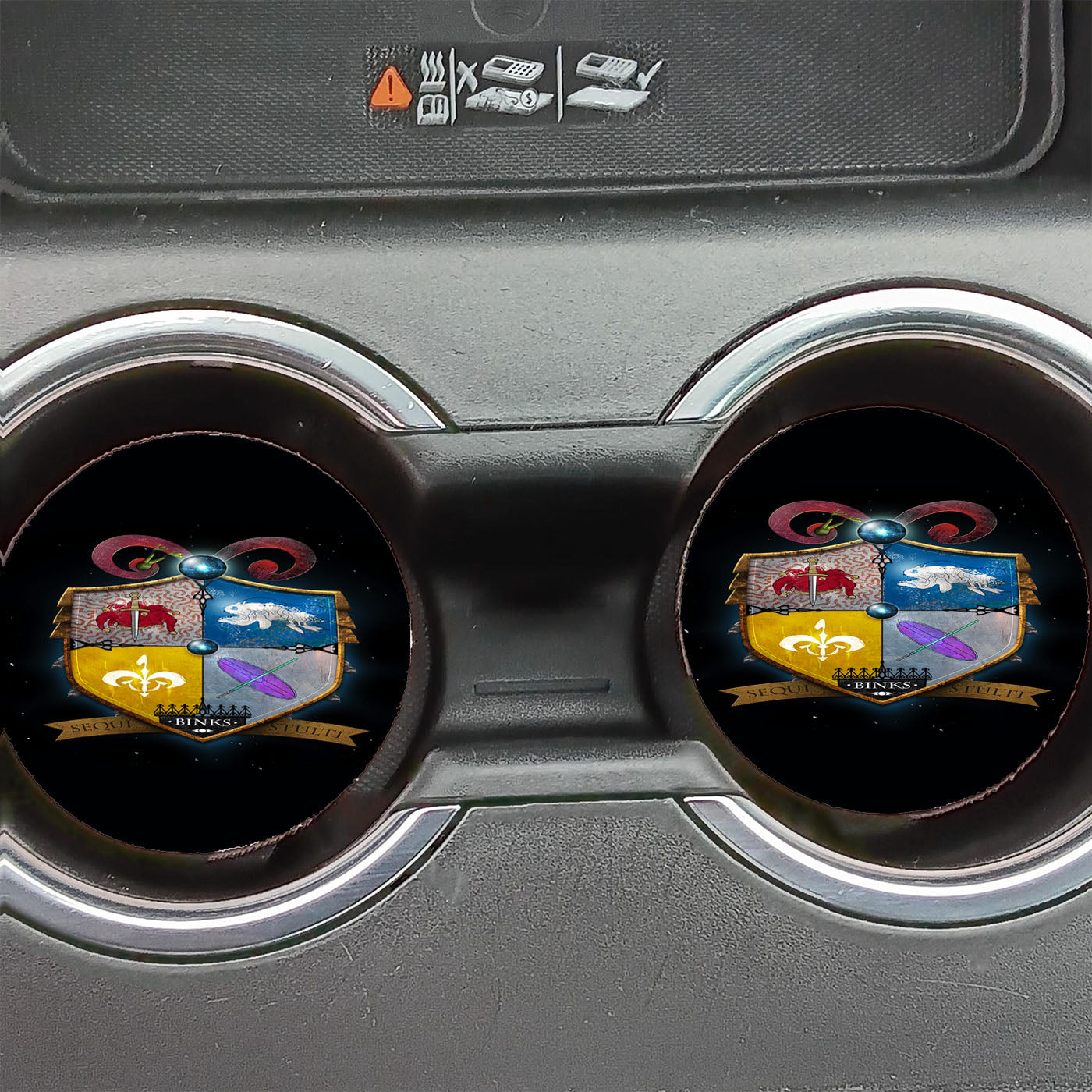 star wars family guy invasion Car Coasters