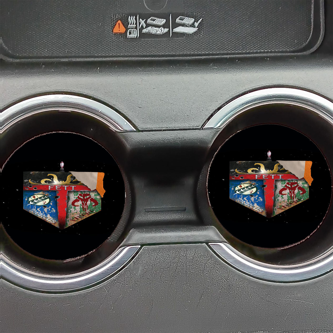 Star Wars Finn Vs Kylo Ren Car Coasters