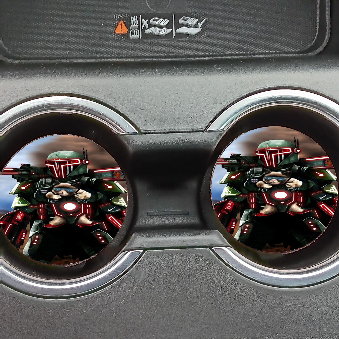 star wars guitar hero Car Coasters