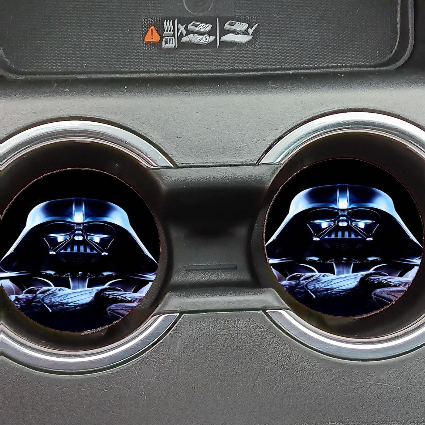 Star Wars Inspired Death Star Apple in Galaxy Car Coasters