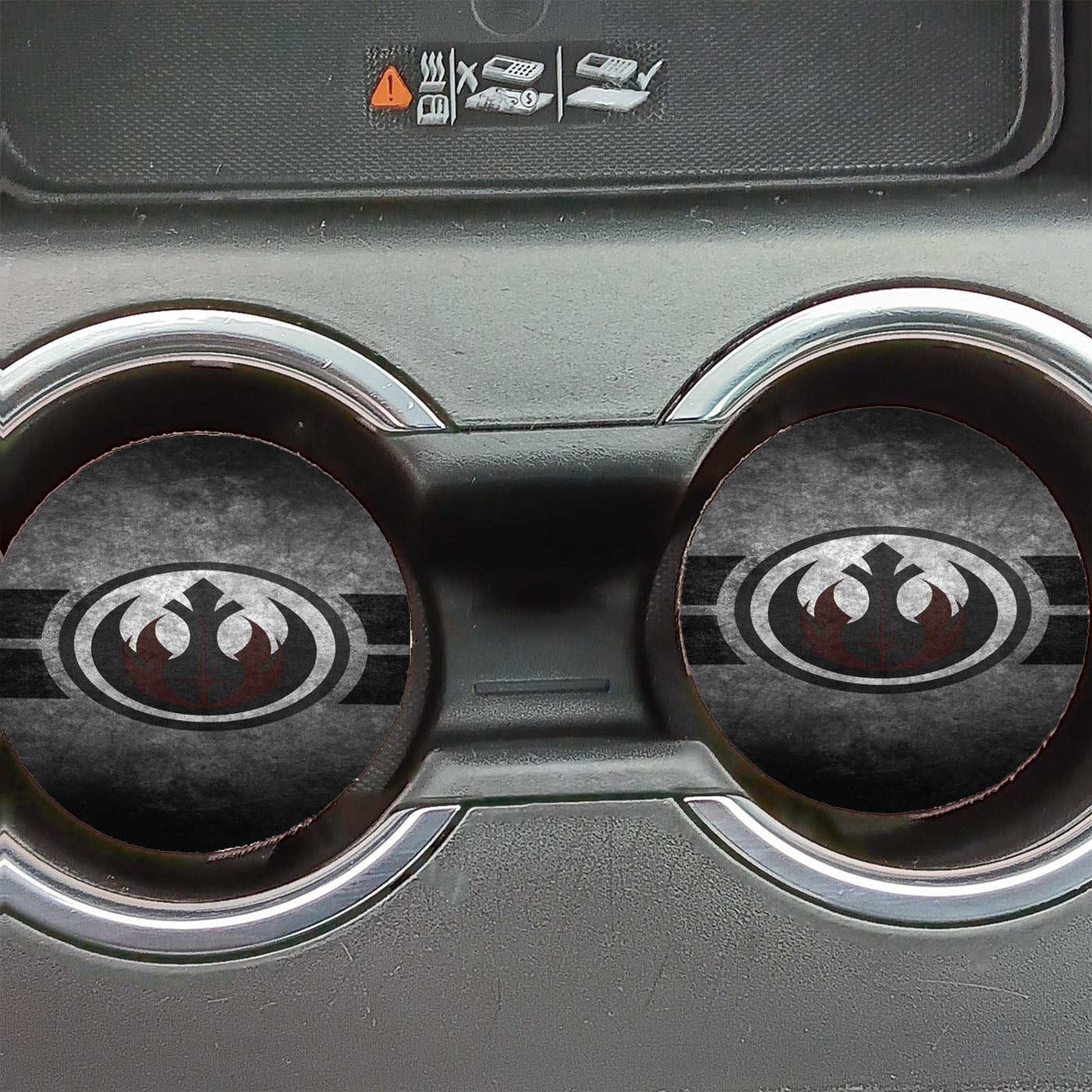 Star Wars jedi symbol fade Car Coasters