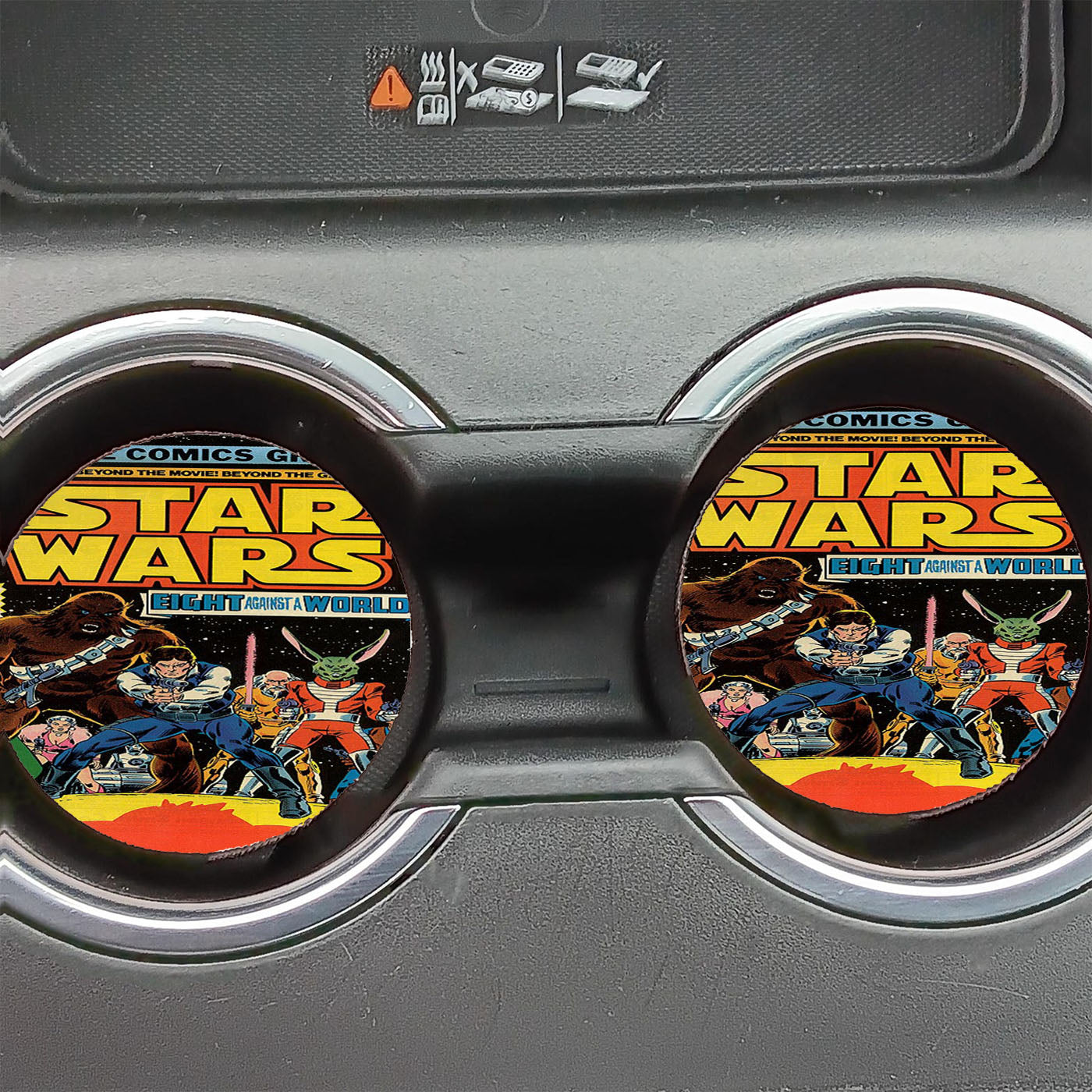 Star Wars Master Yoda Jedi Car Coasters