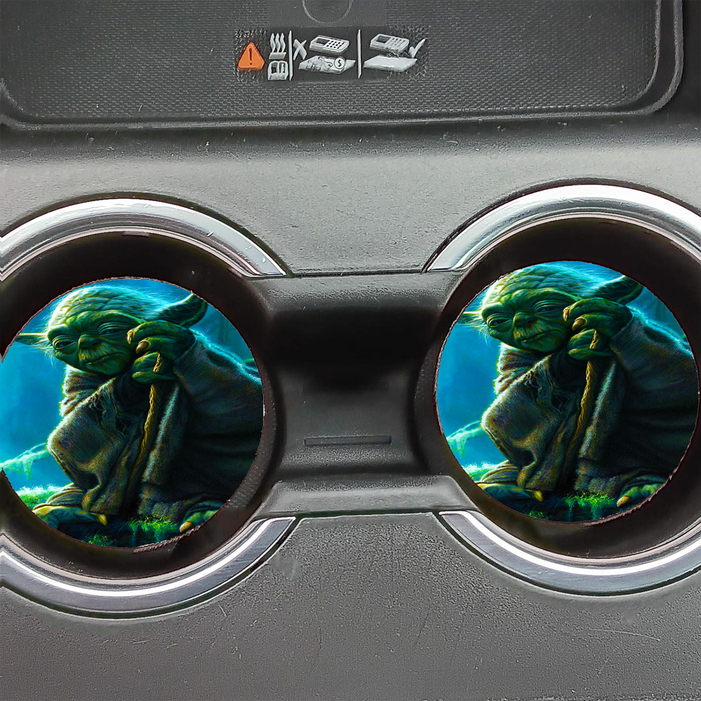 Star Wars Master Yoda Rebel Car Coasters
