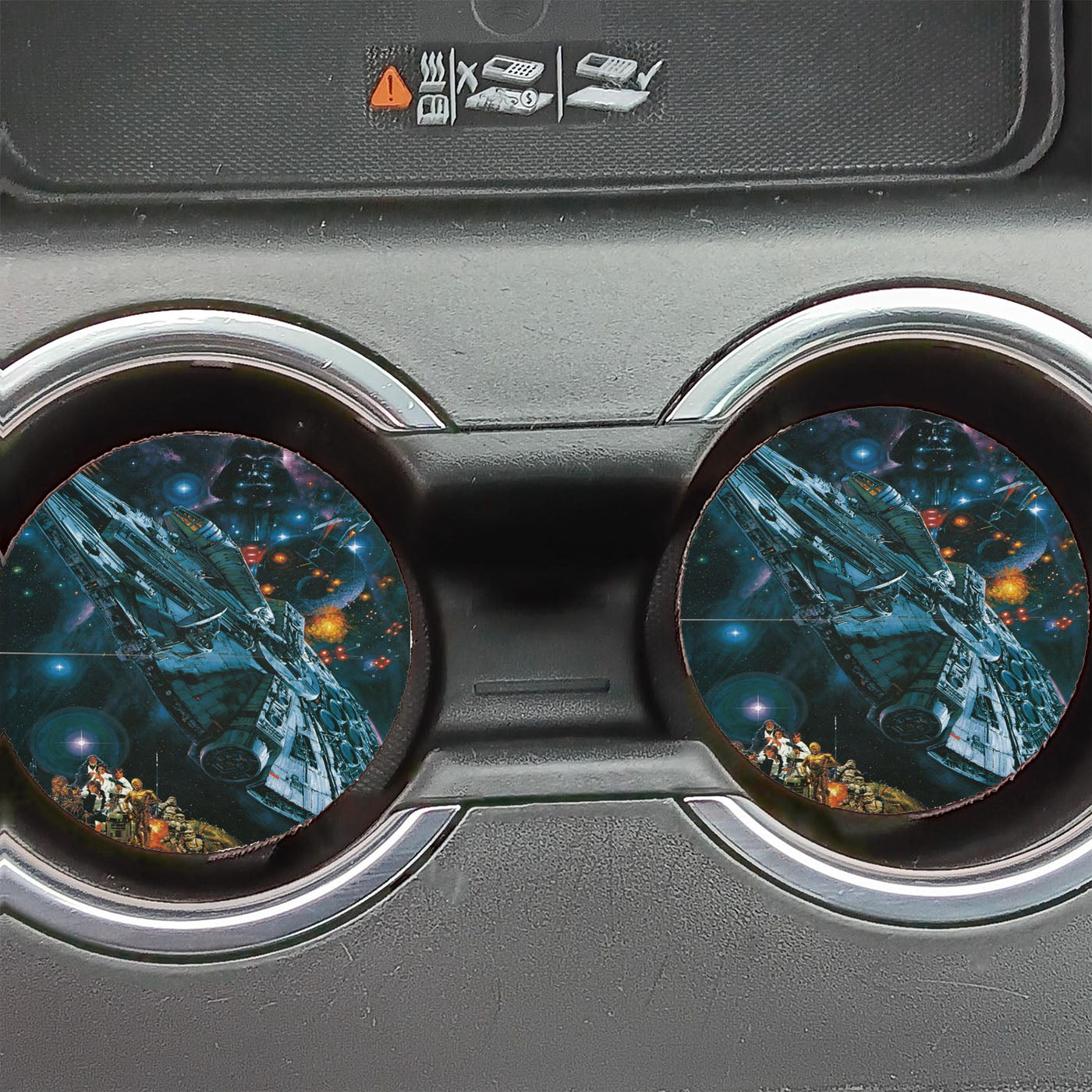 Star Wars Poster 2 Car Coasters