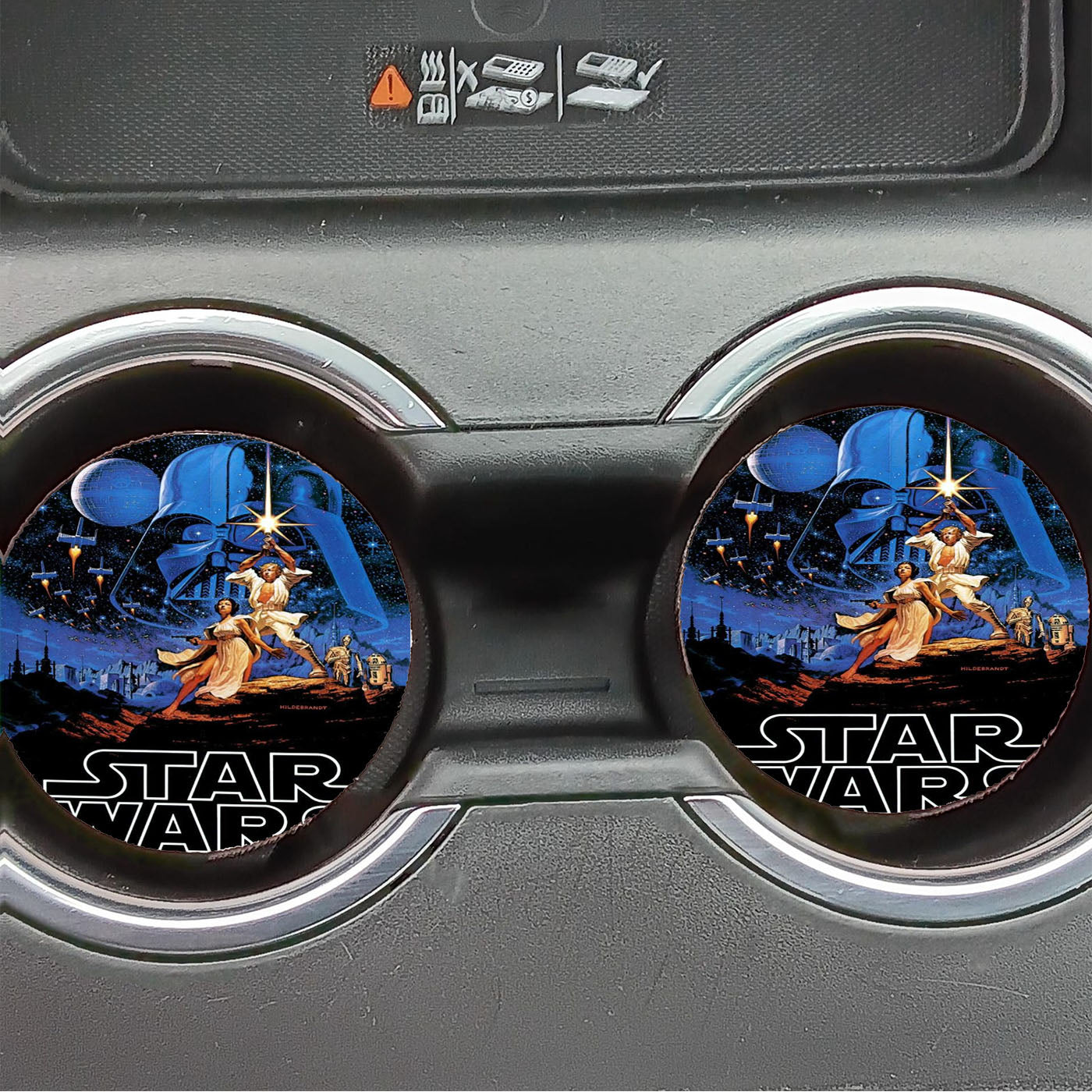 Star Wars Poster 3 Car Coasters
