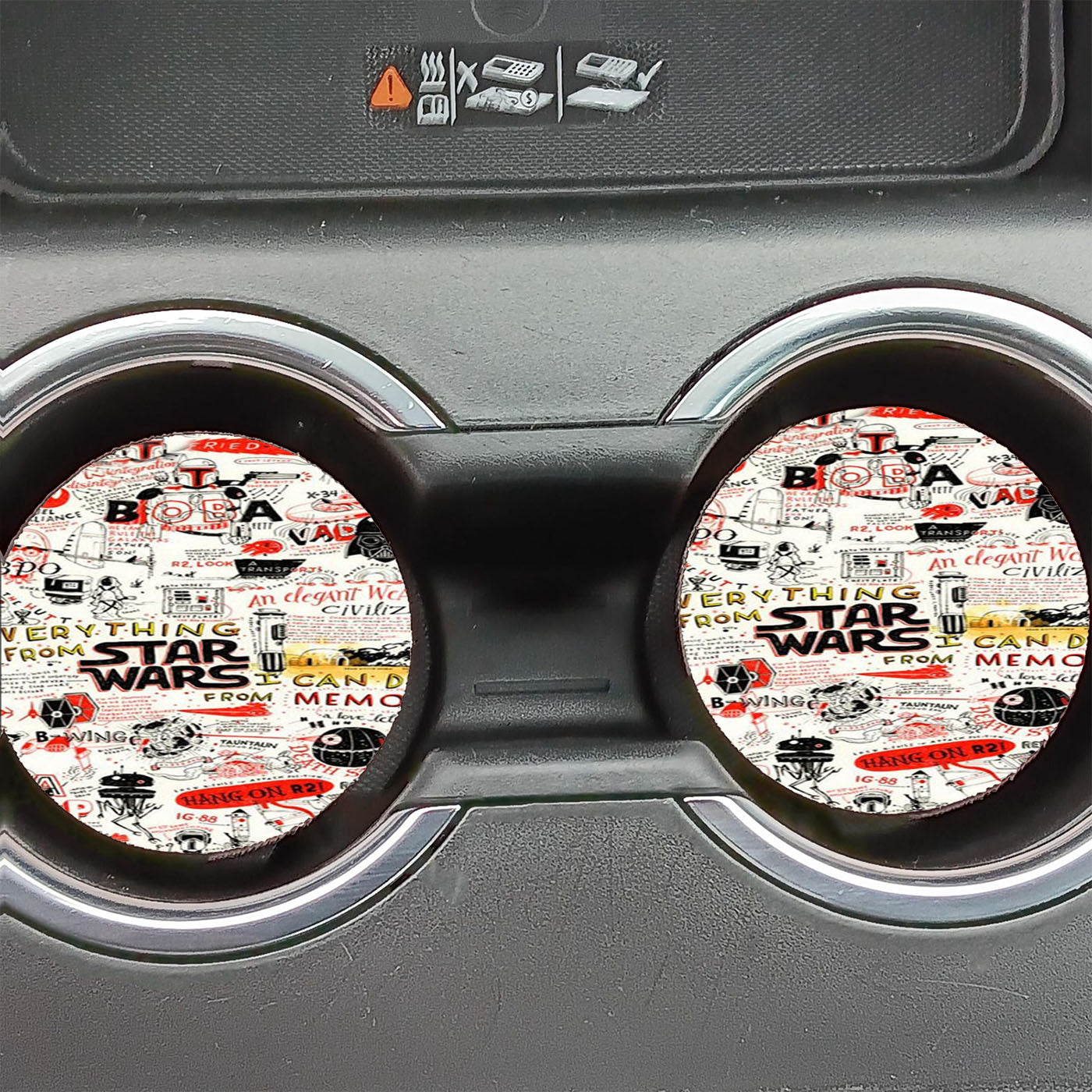 Star Wars R2D2 lego Car Coasters