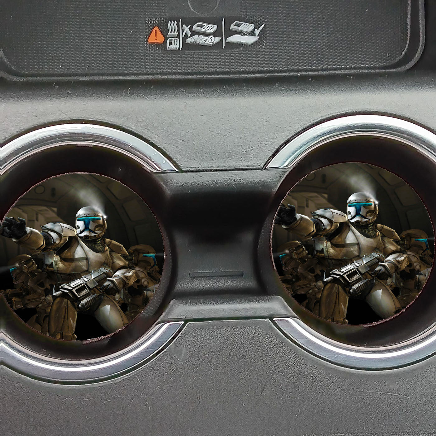Star Wars Republic Symbol Car Coasters