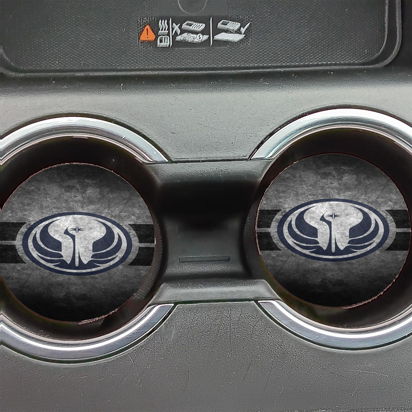 Star Wars Revenge of The Sith Logo Car Coasters
