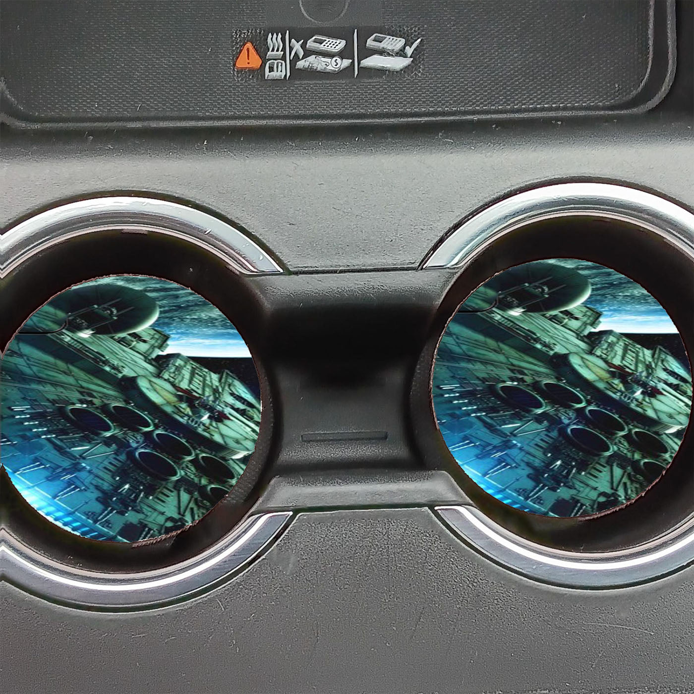 Star Wars Stained Glass Car Coasters