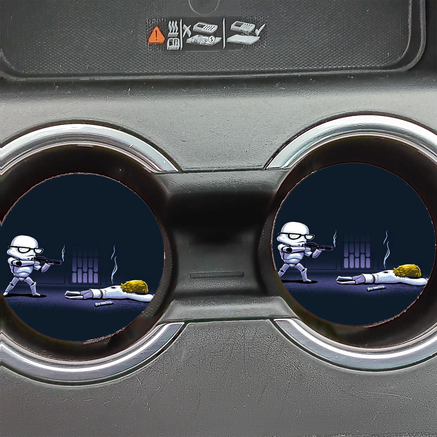 Star Wars Stormtrooper Vector Car Coasters
