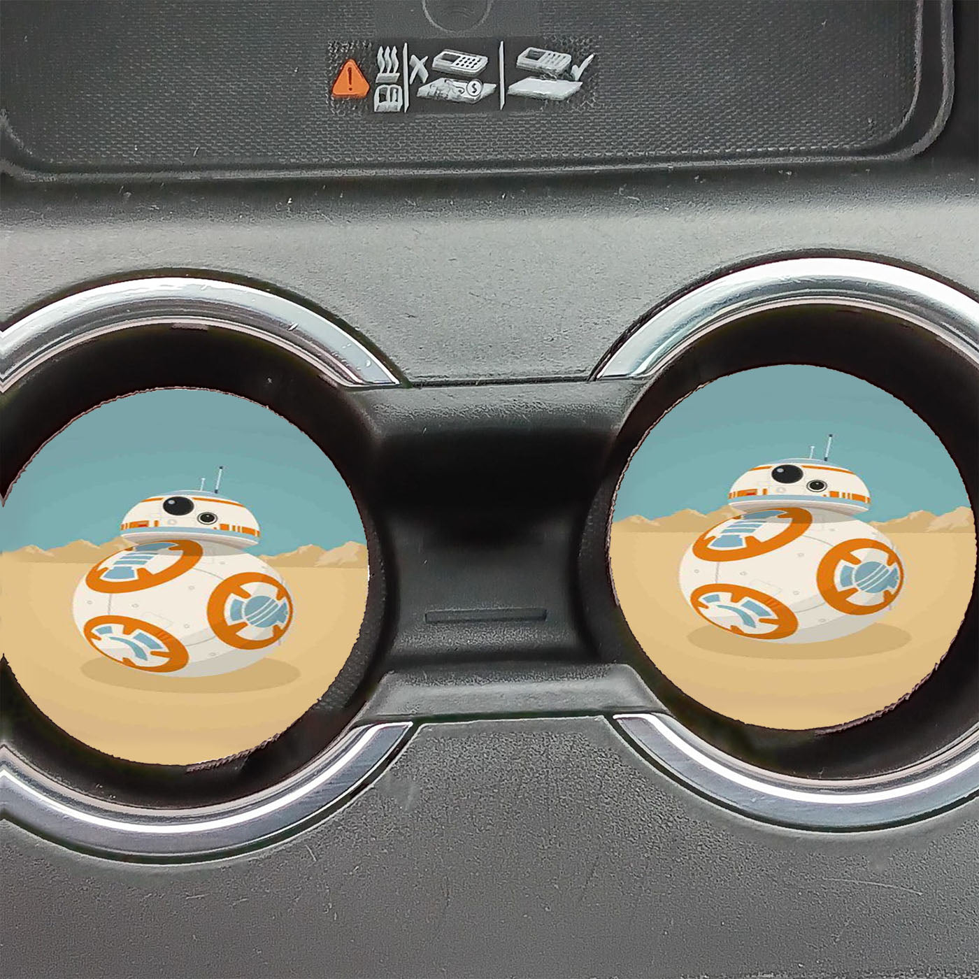 Star Wars The Force Awakens Cover Car Coasters