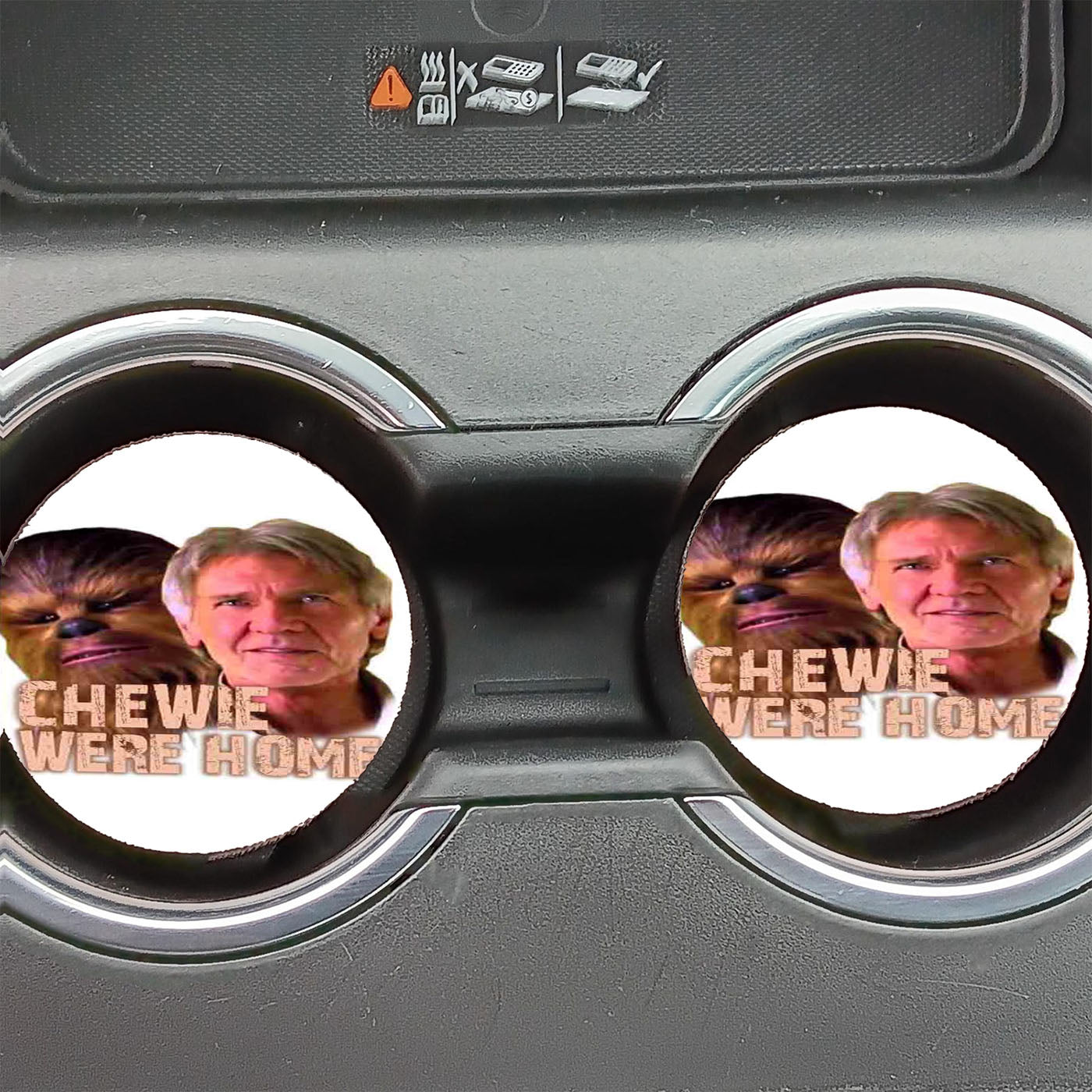 Star Wars The Force Awakens Rey Landscape Car Coasters
