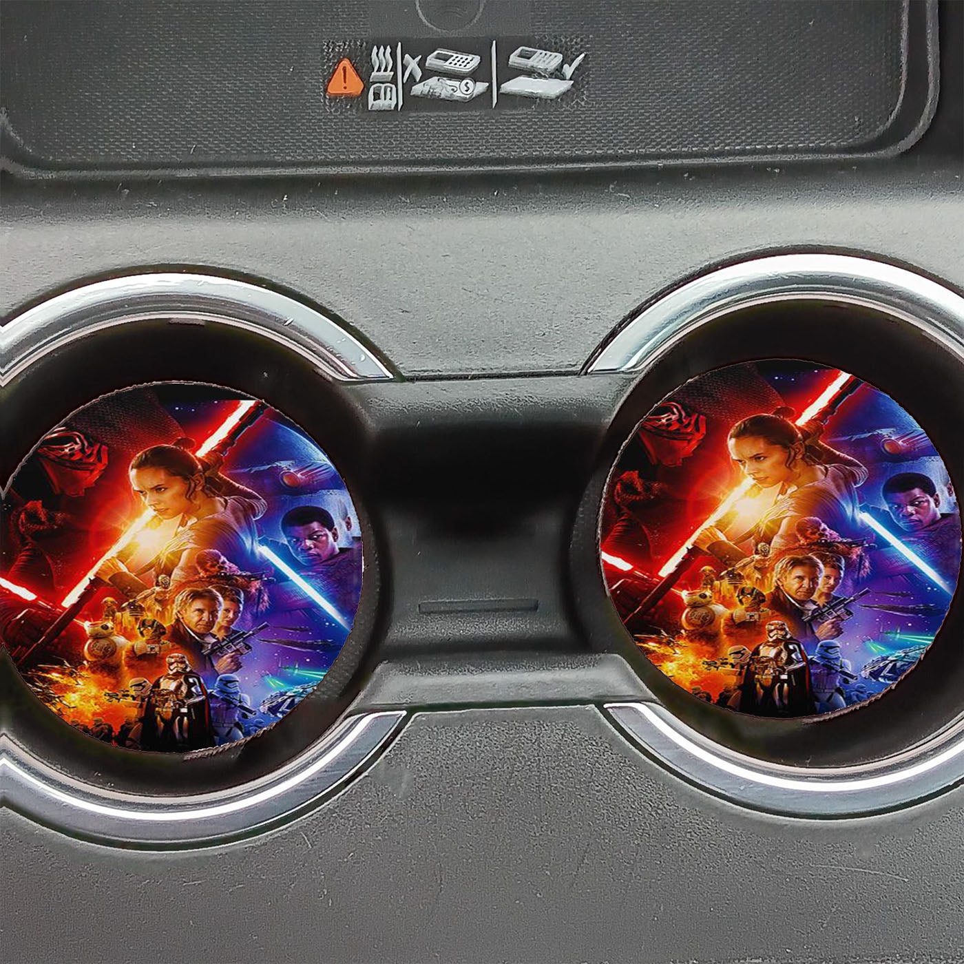 Star Wars The Force Awakens Rey Car Coasters