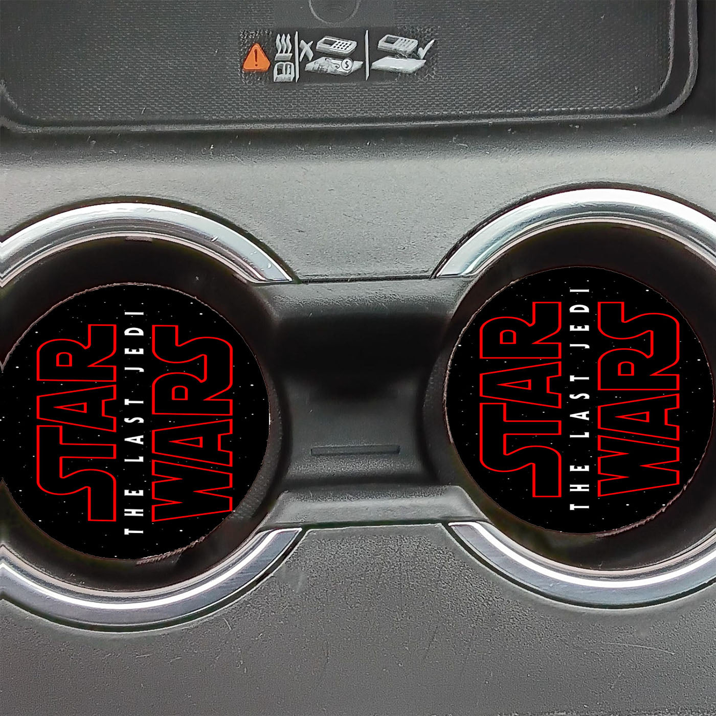 Star Wars The Last Jedi Movie Car Coasters