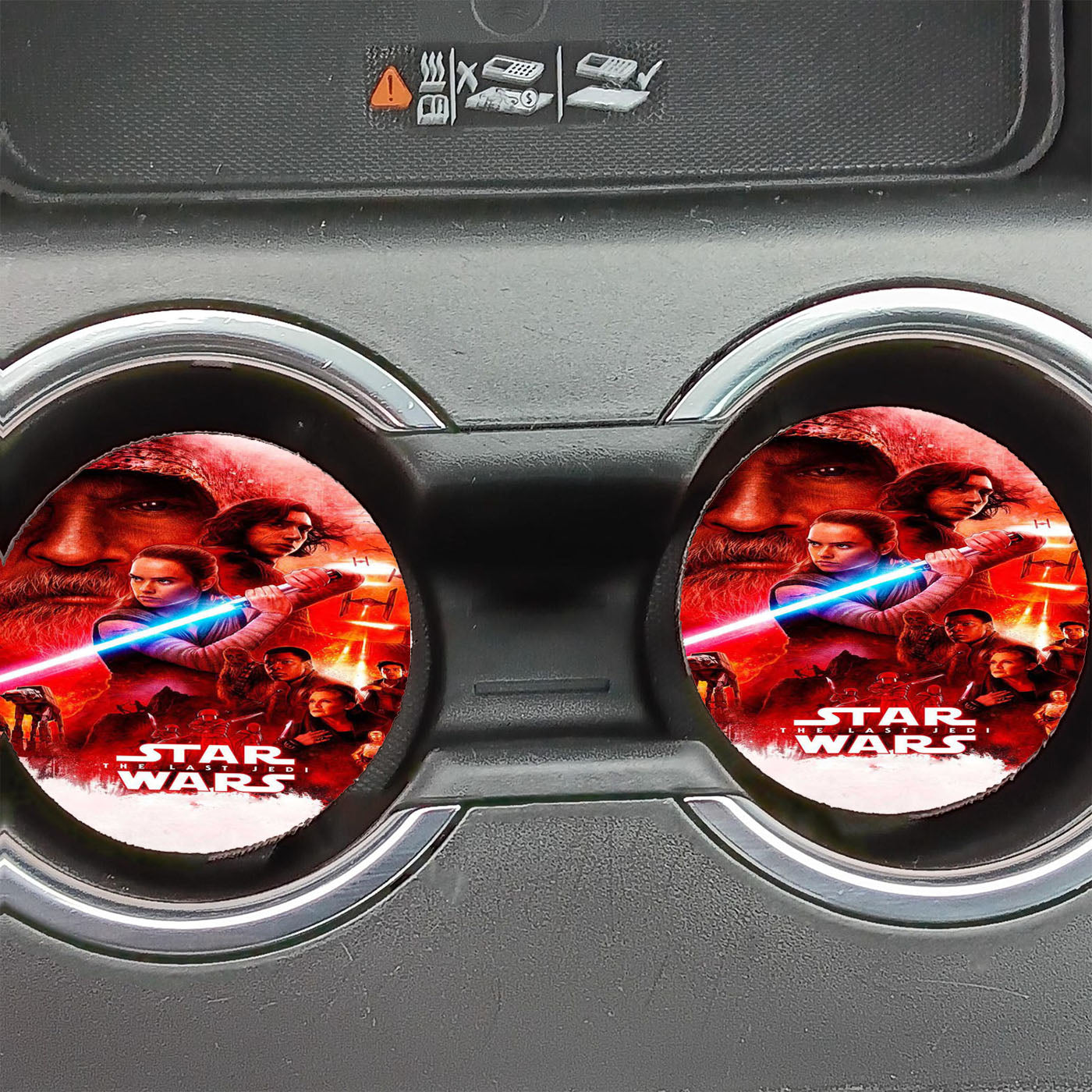 Star Wars The Last Jedi The Battle Of Crait Car Coasters
