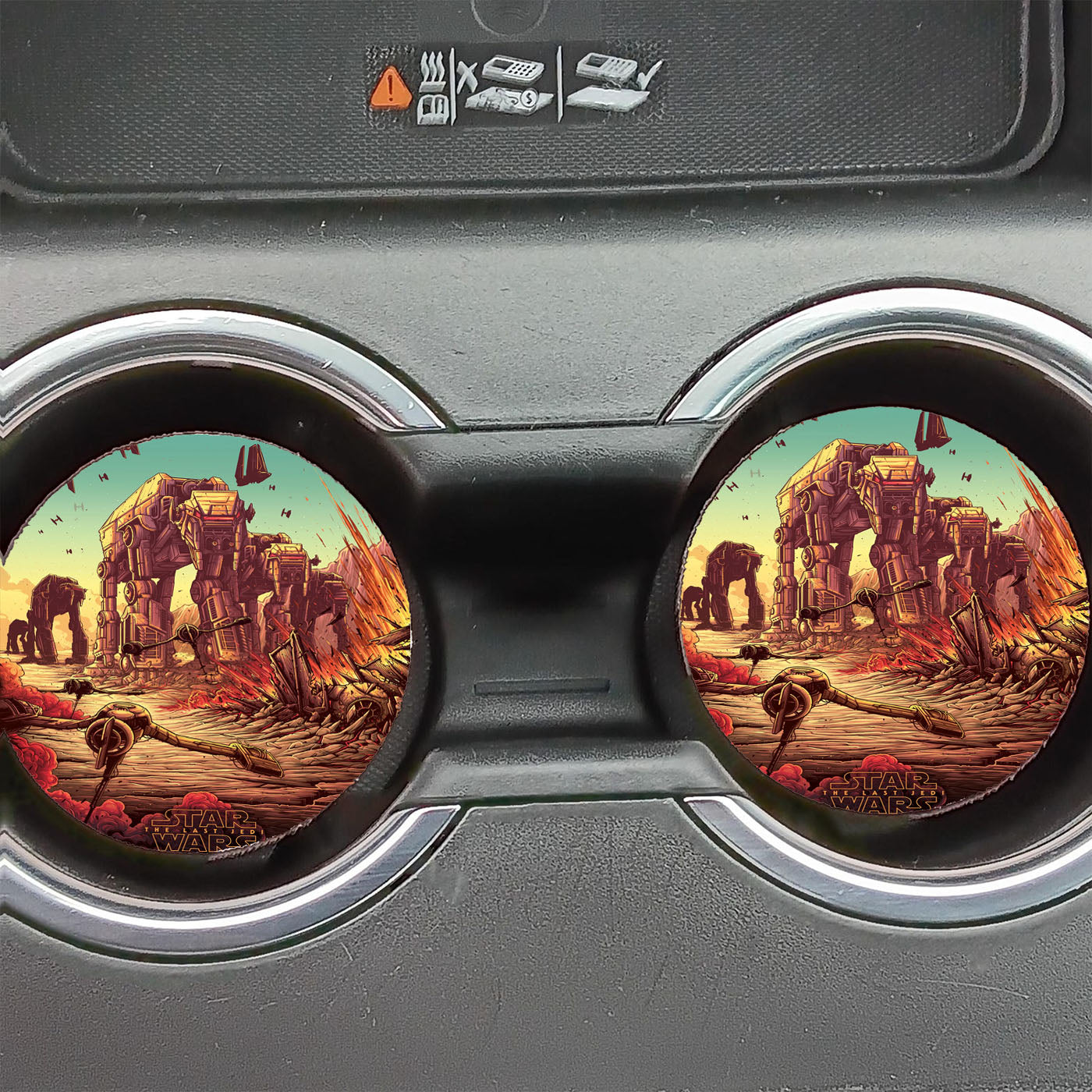 Star Wars The Last Jedi Car Coasters
