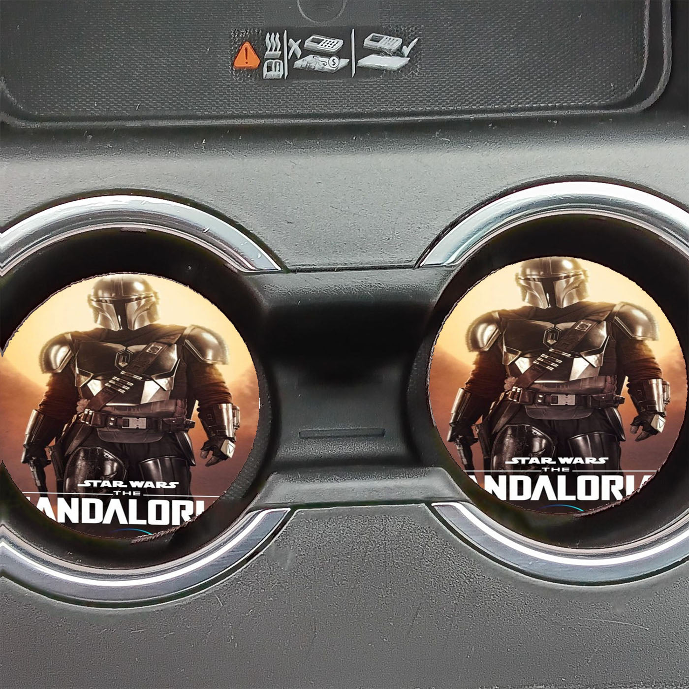 Star Wars The Mandalorian Car Coasters