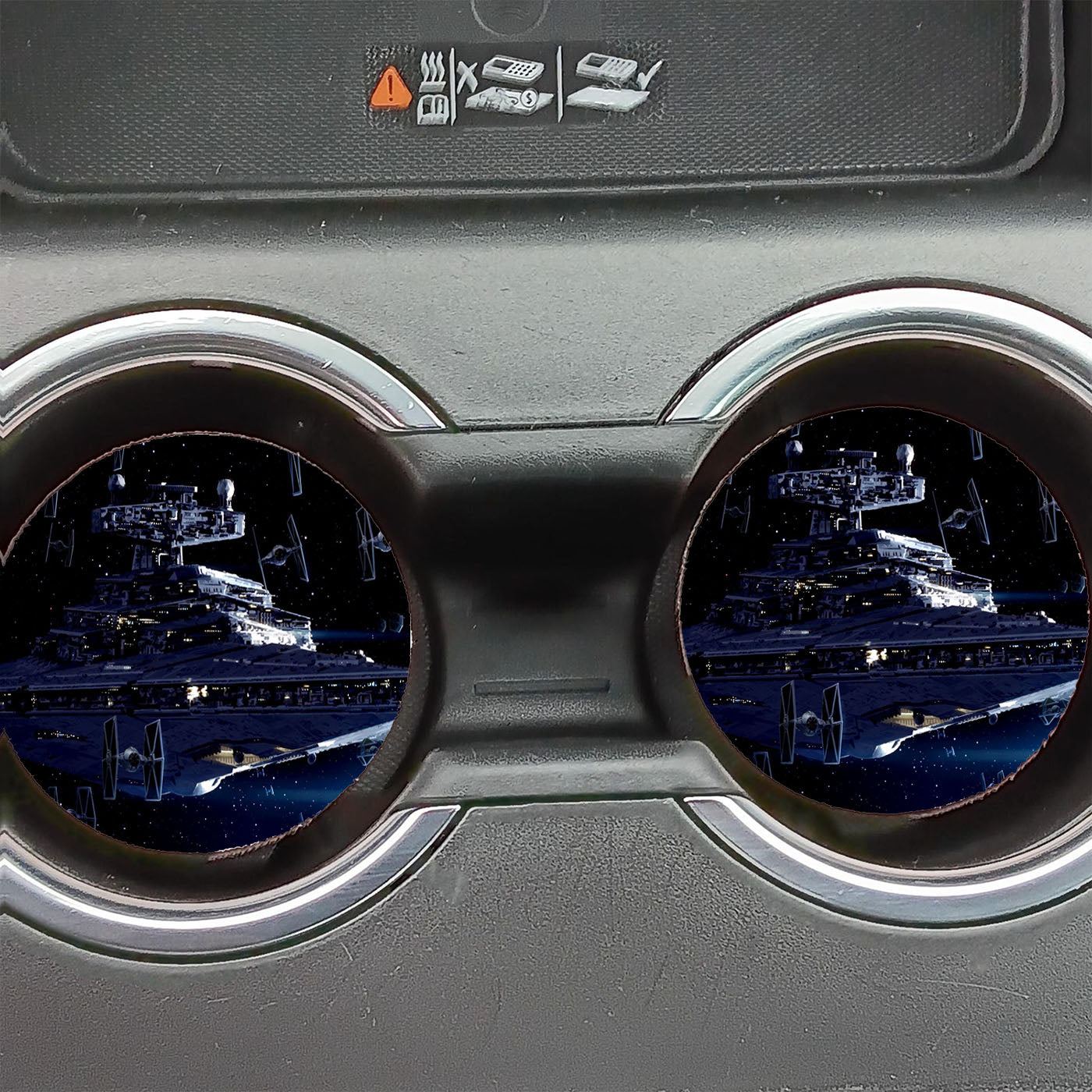 Star Wars Vader Digital Sketch Car Coasters